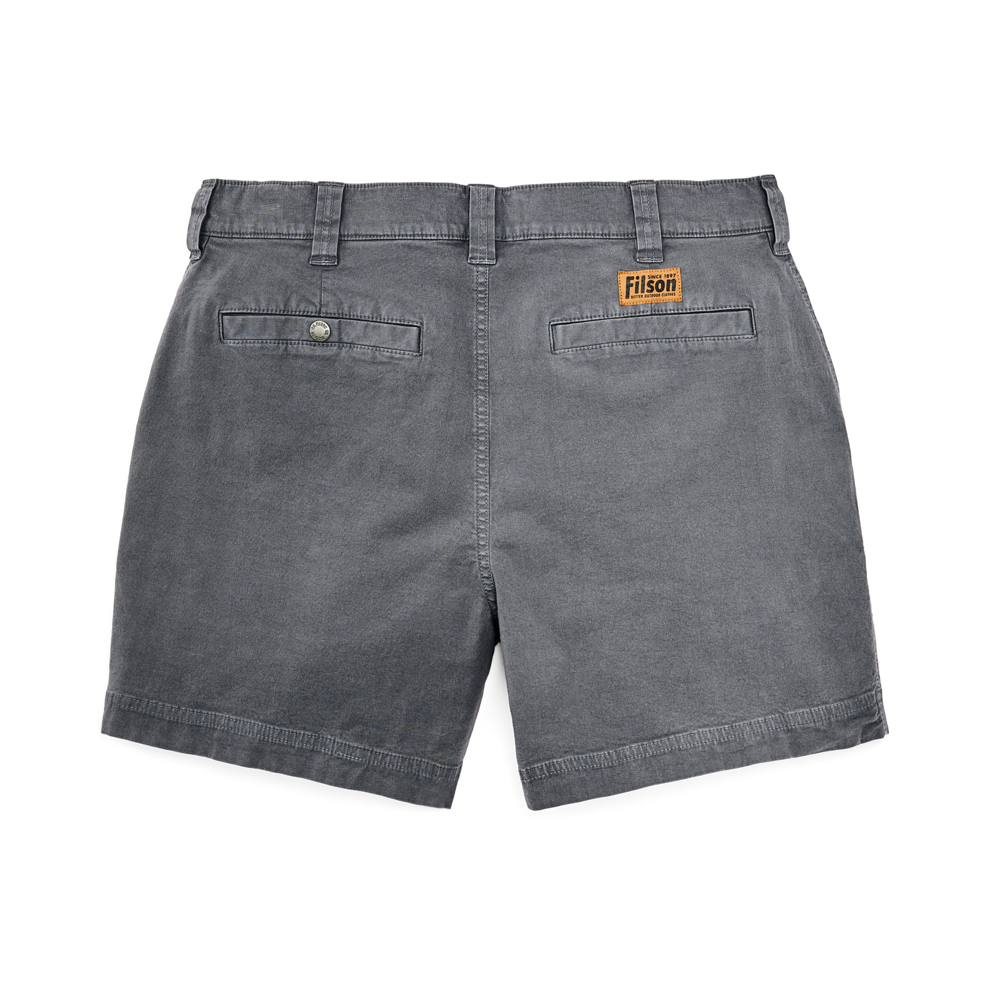 Alternate view of the Filson Granite Mountain 6" Shorts - Rockslide Gray