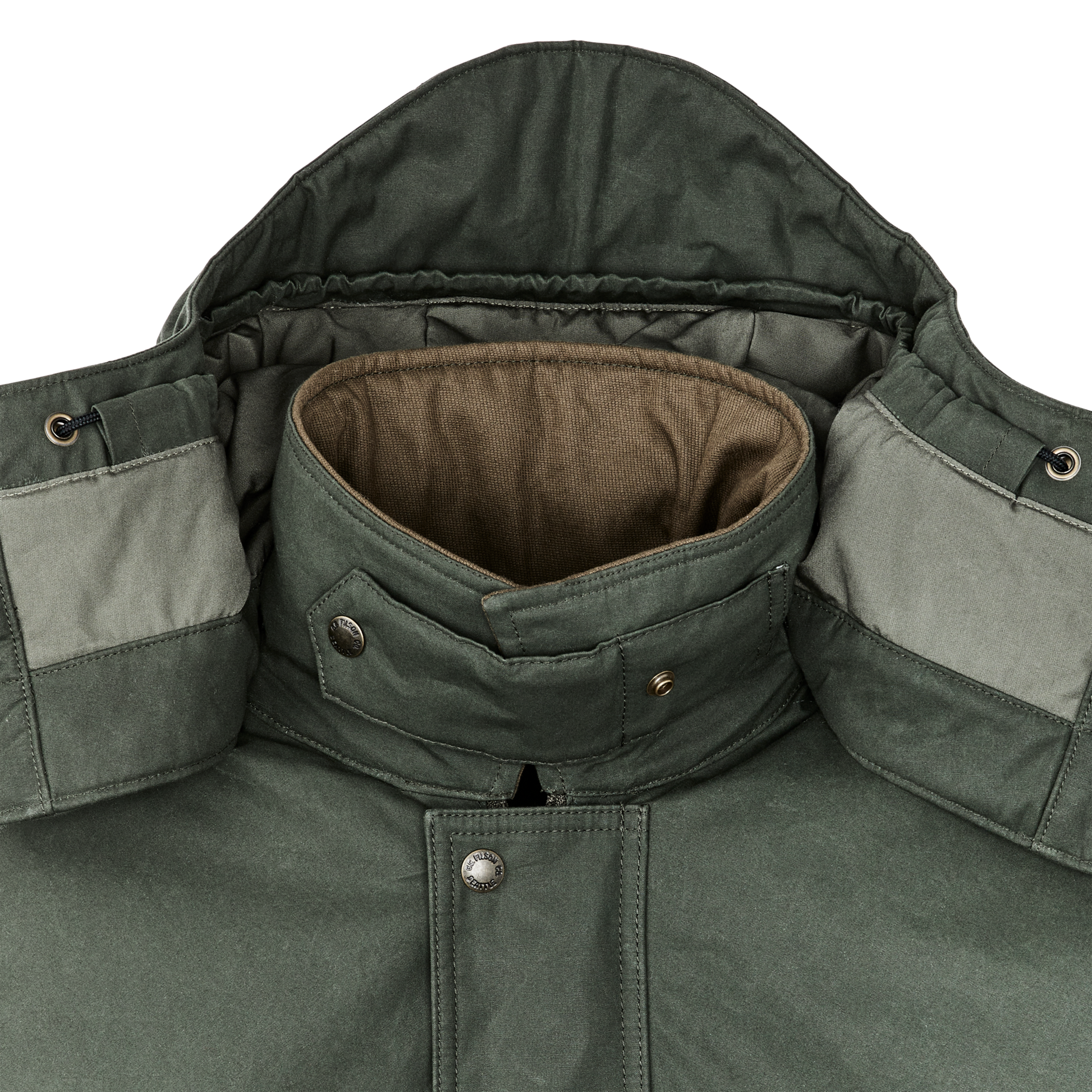 Alternate view of the Filson Ranger Insulated Field Jacket - Deep Forest