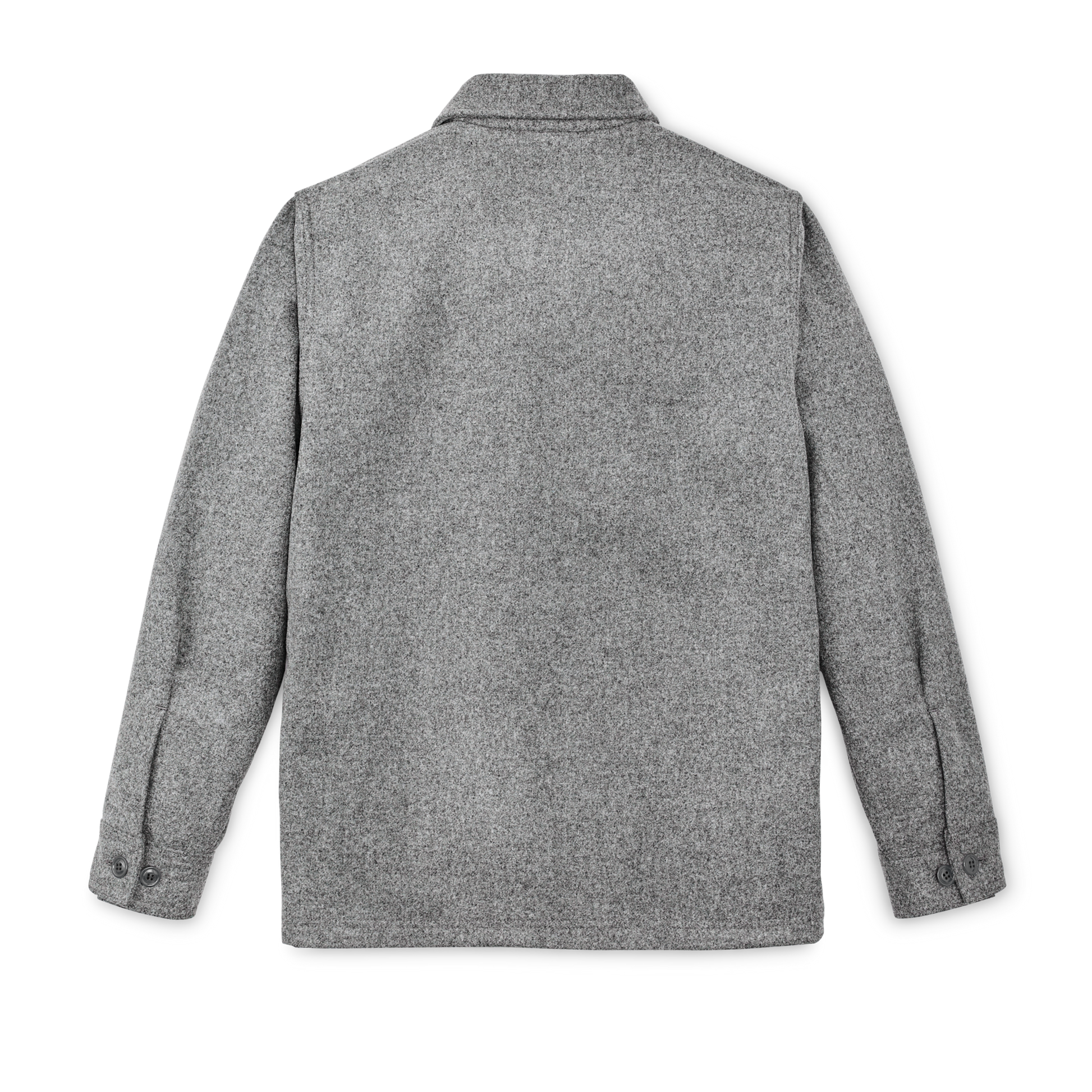 Alternate view of the Filson Wool Jac-shirt - Light Heather Gray