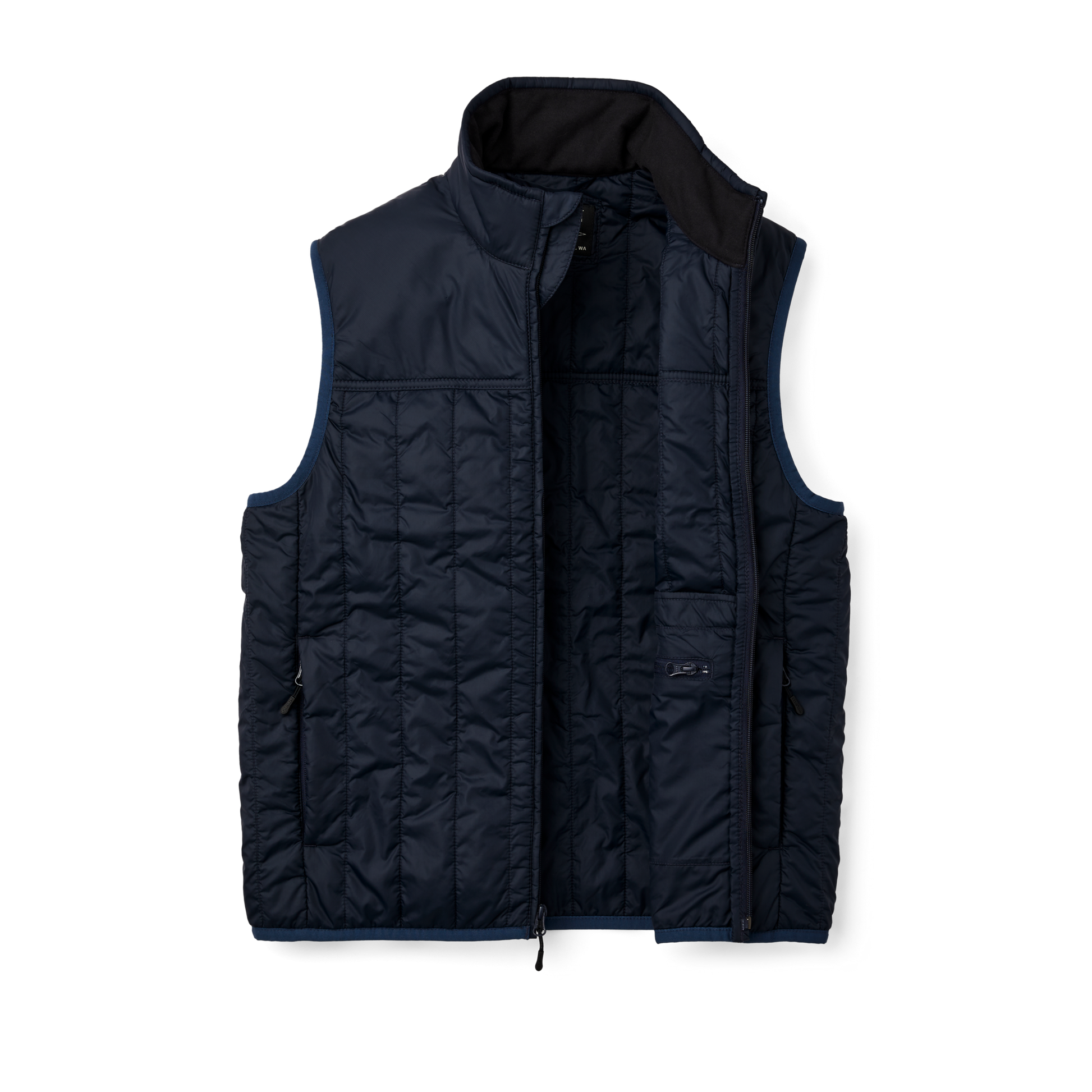 Alternate view of the Filson Ultralight Vest - Blue Coal