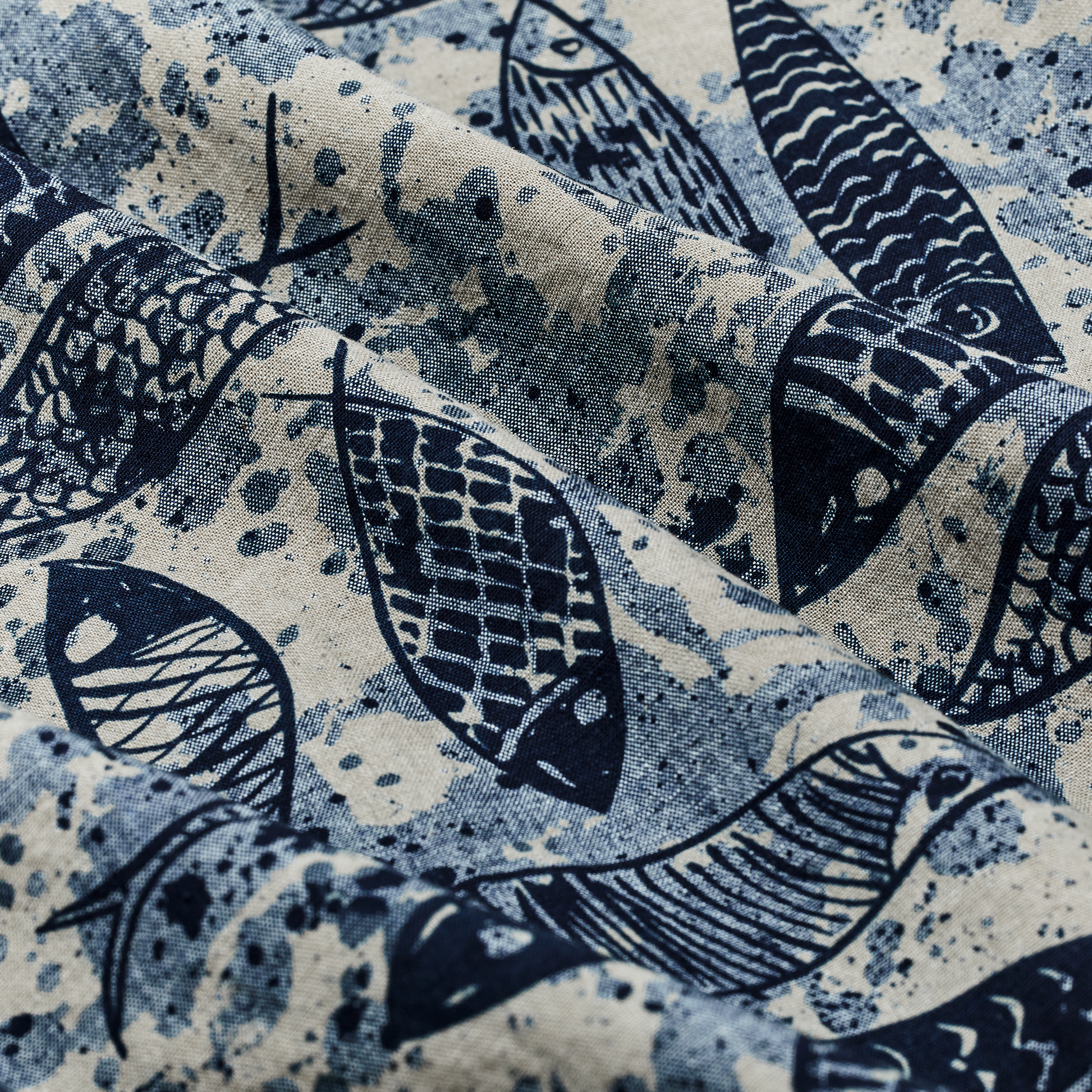 Alternate view of the Filson Short Sleeve Chambray Shirt  - Blue Ink Fish Print