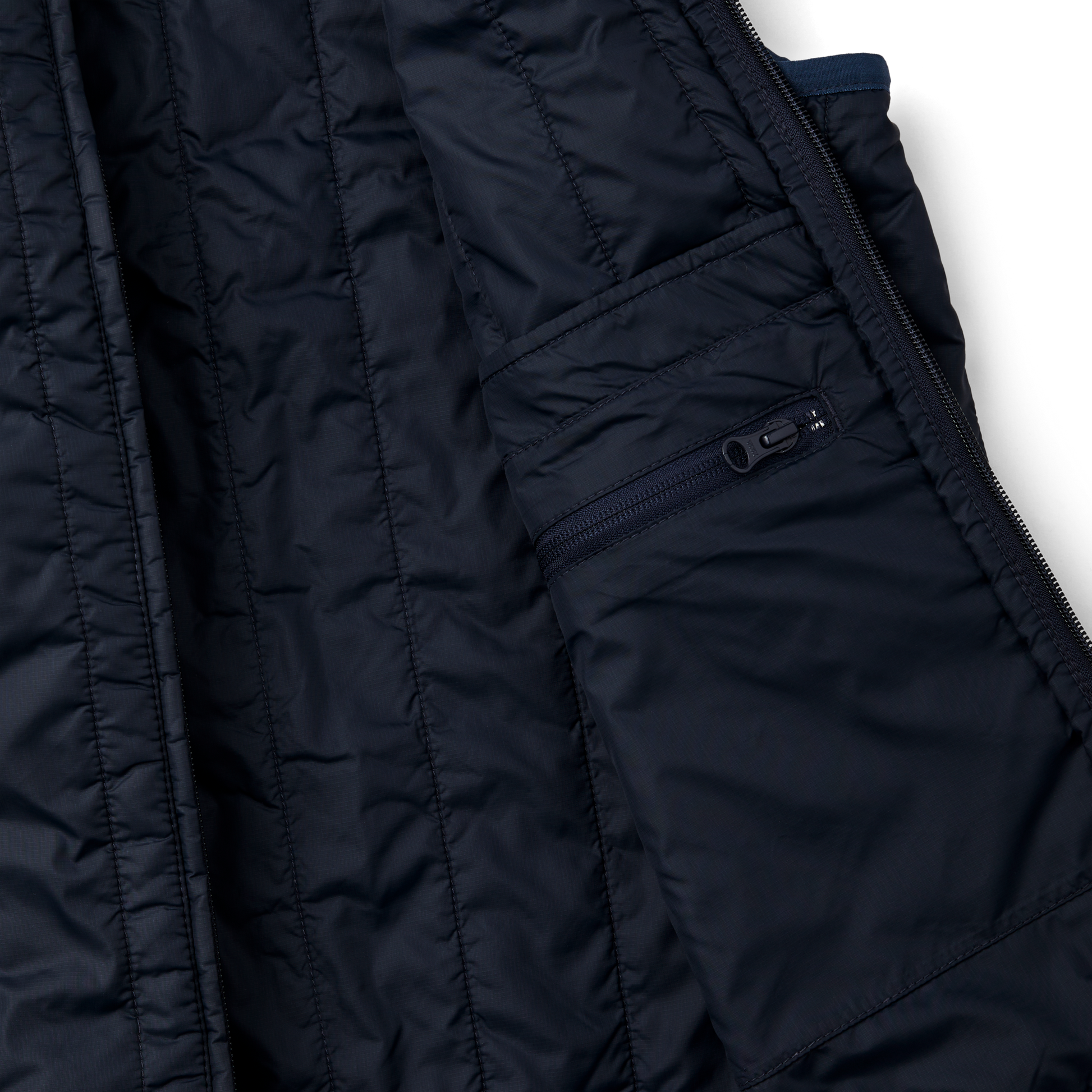 Alternate view of the Filson Ultralight Vest - Blue Coal