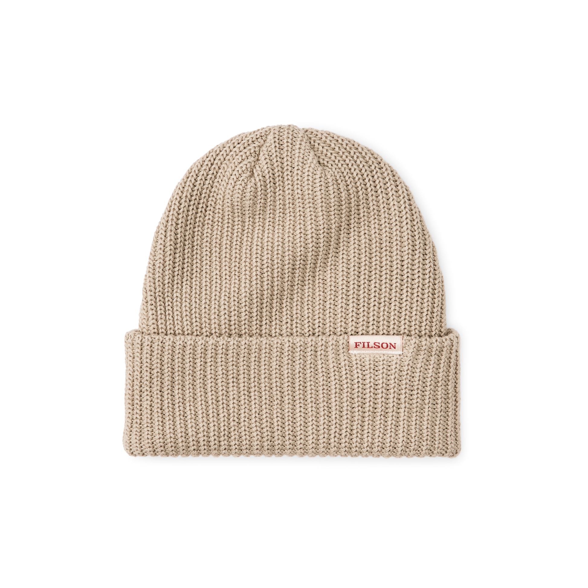 Front-facing image of the Filson Cotton Watch Cap - Sawdust