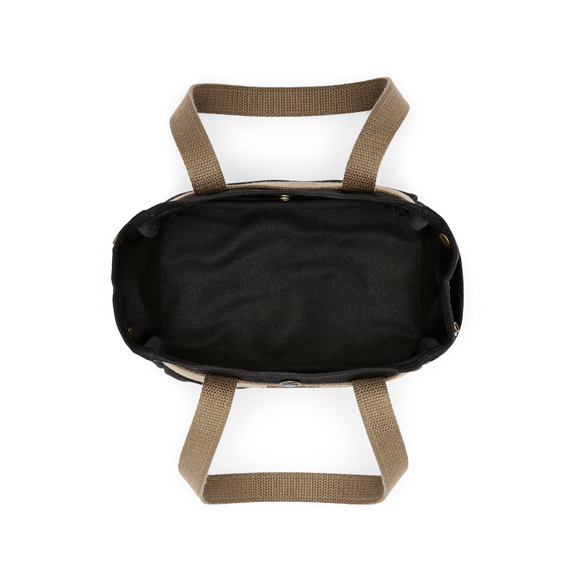 Alternate view of the Filson Rugged Twill Small Open Tote Bag - Black