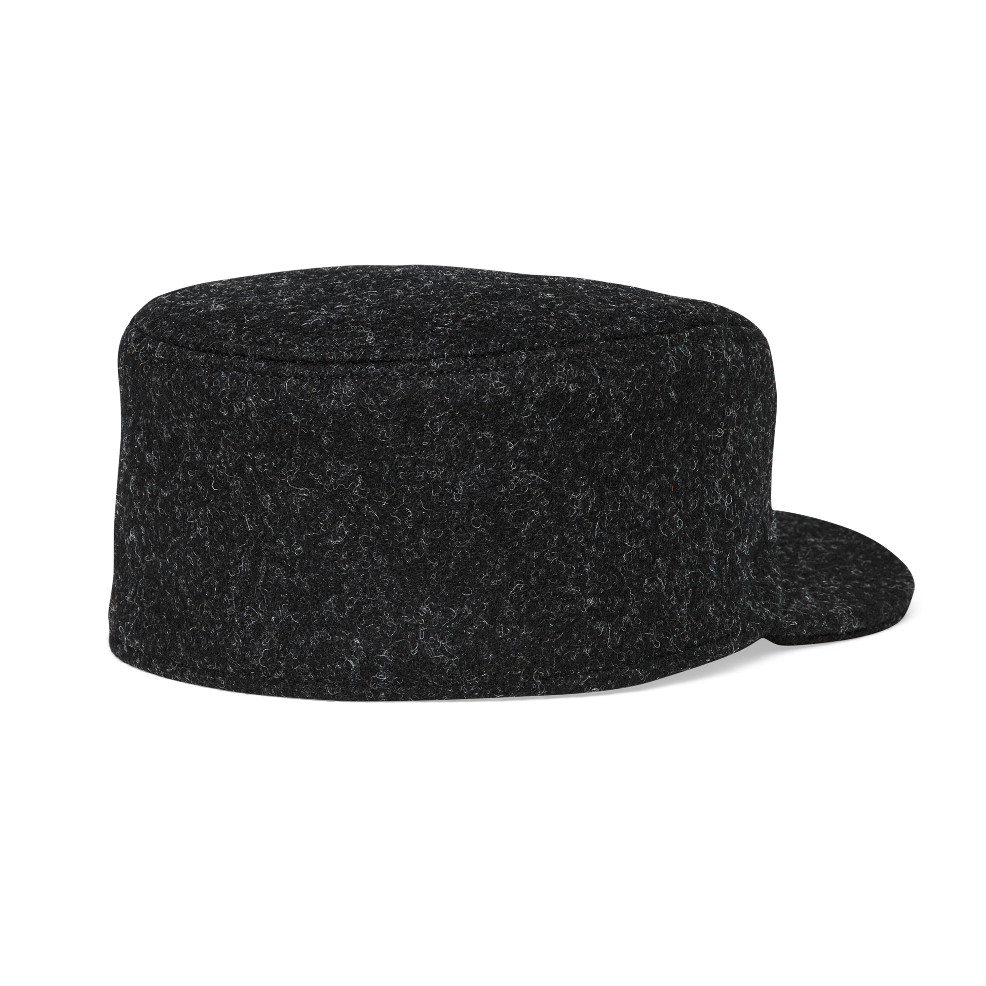 Alternate view of the Filson Mackinaw Wool Cap - Charcoal