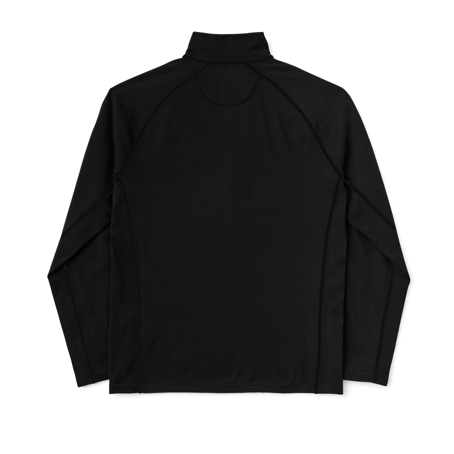 Alternate view of the Filson 400g Merino Wool Long Sleeve Half-zip - Black