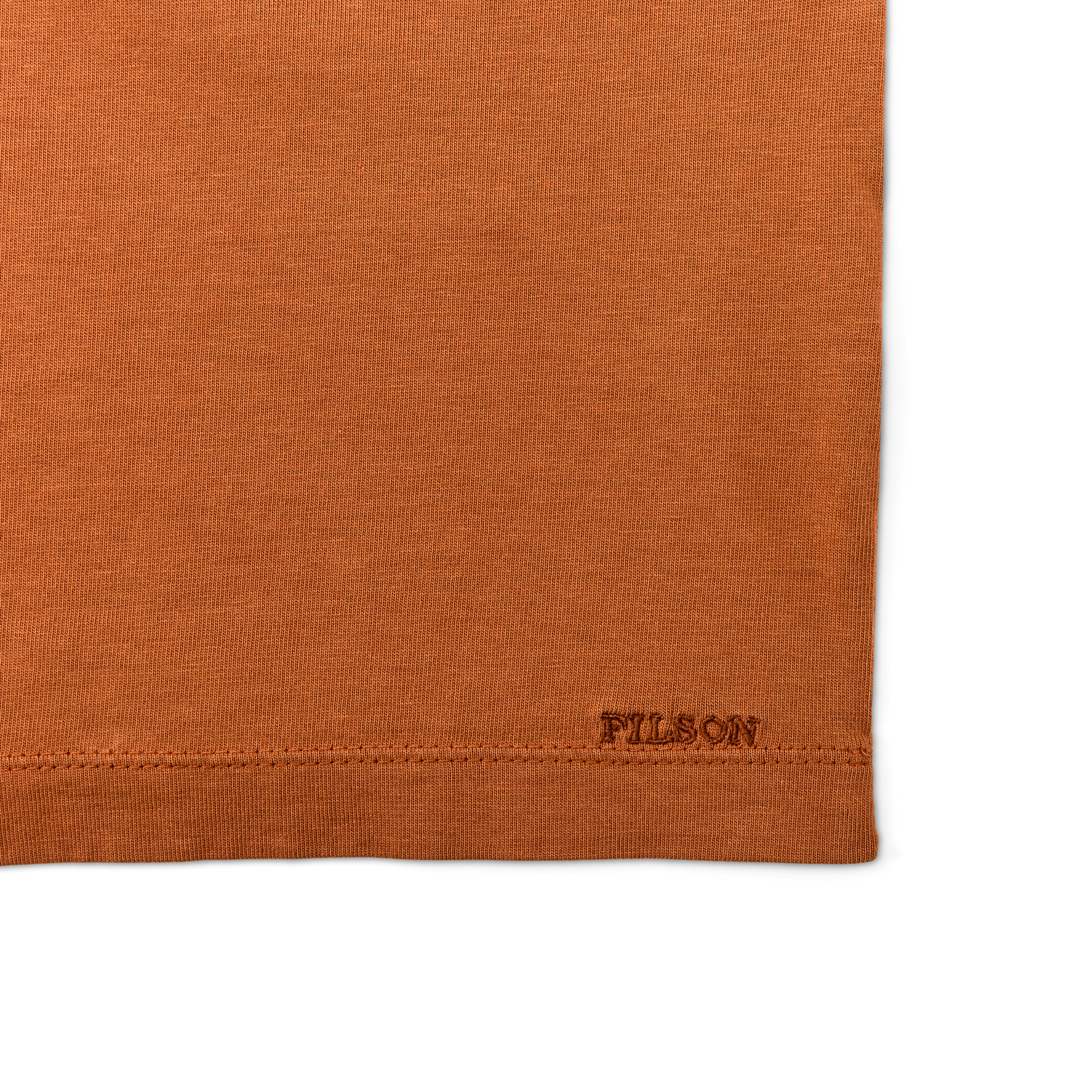 Alternate view of the Filson Women's Short Sleeve Pocket Tee - Leather Brown