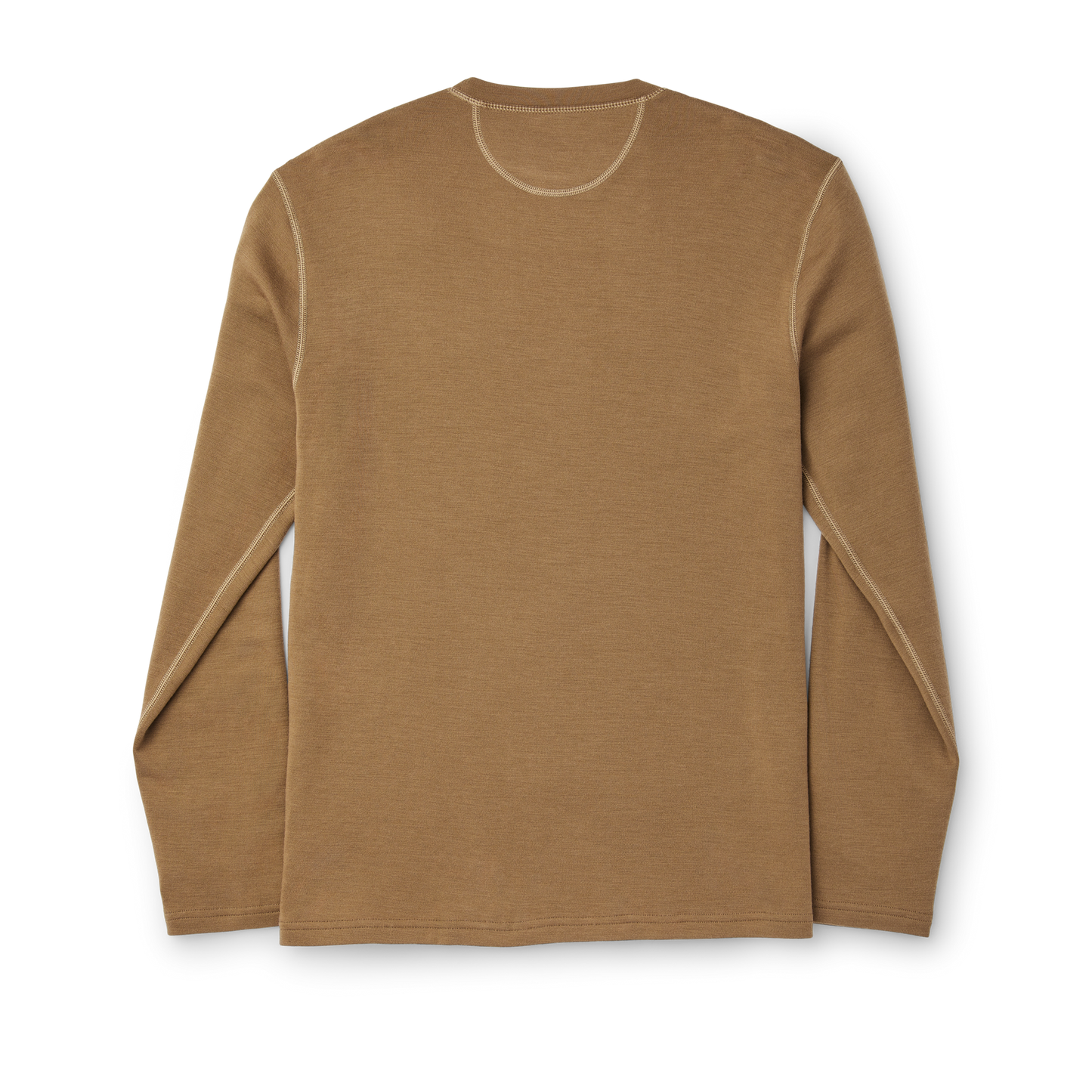 Alternate view of the Filson 280g Merino Wool Crewneck - Rugged Tan