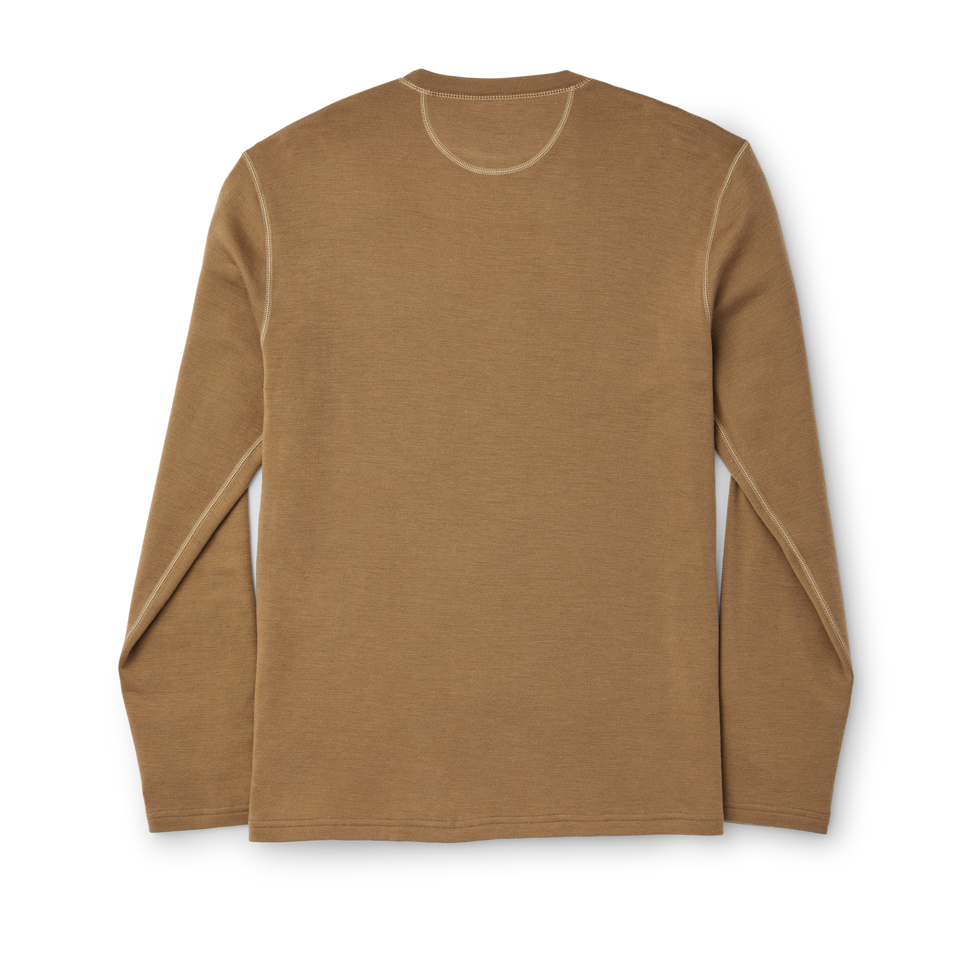 Alternate view of the Filson 280g Merino Wool Crewneck - Rugged Tan