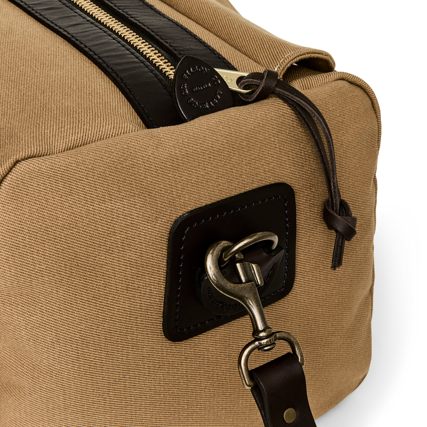 Alternate view of the Filson Small Rugged Twill Duffle Bag - Tan