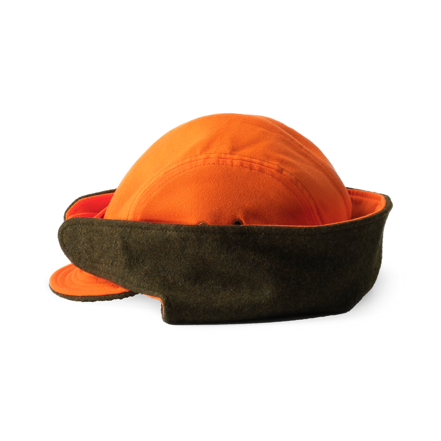 Alternate view of the Filson Big Game/upland Hat - Blaze Orange