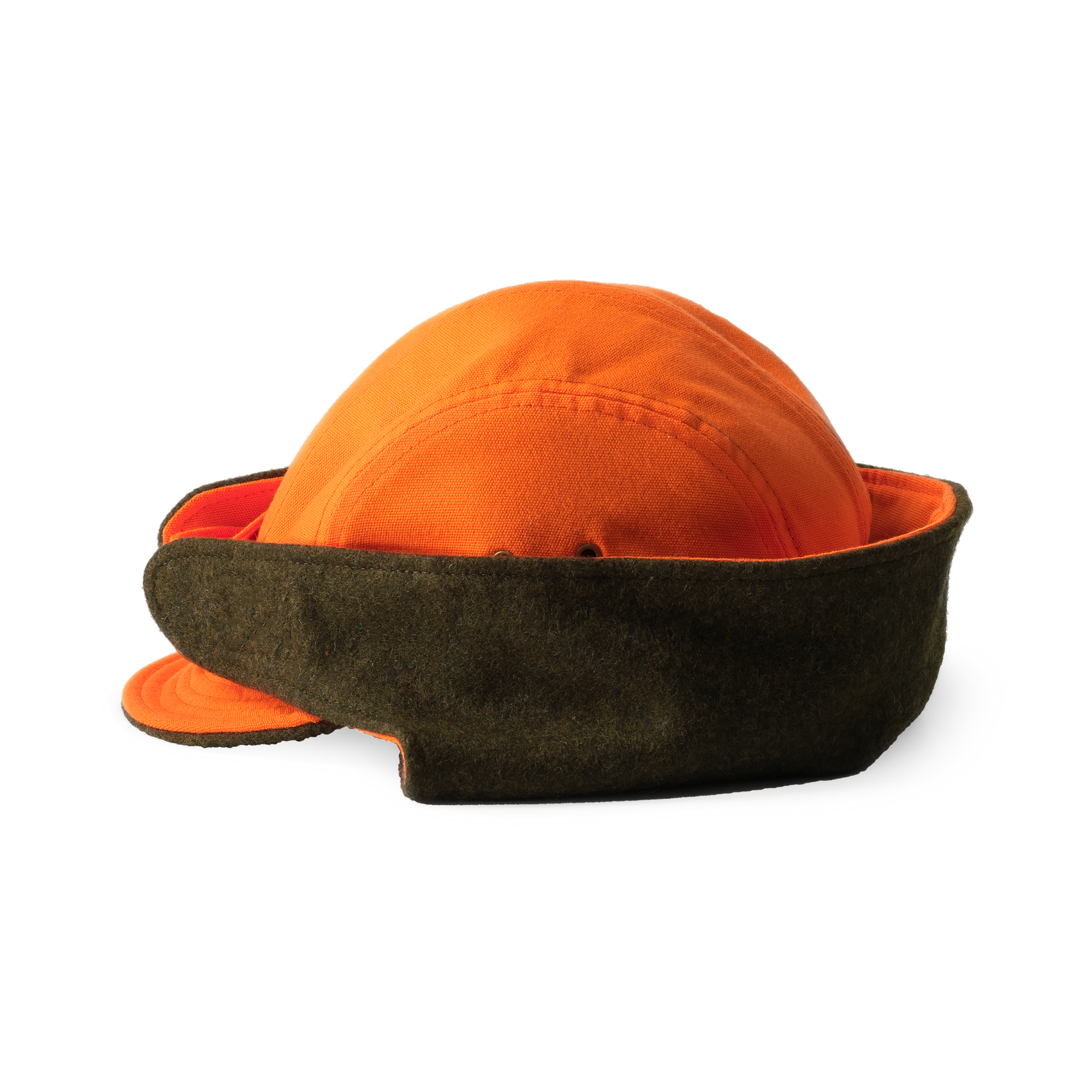 Alternate view of the Filson Big Game/upland Hat - Blaze Orange