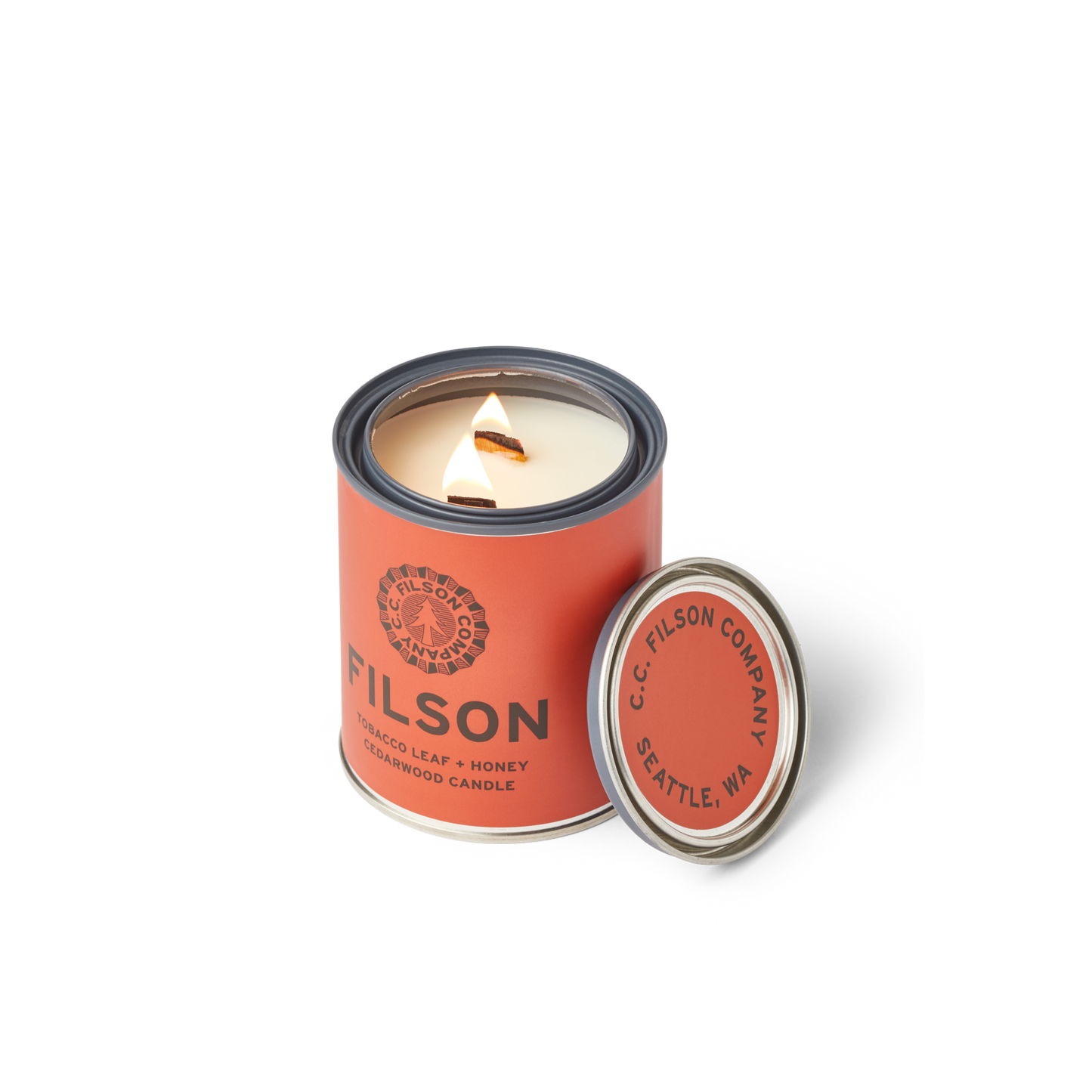 Alternate view of the Filson Filson Candle - Red