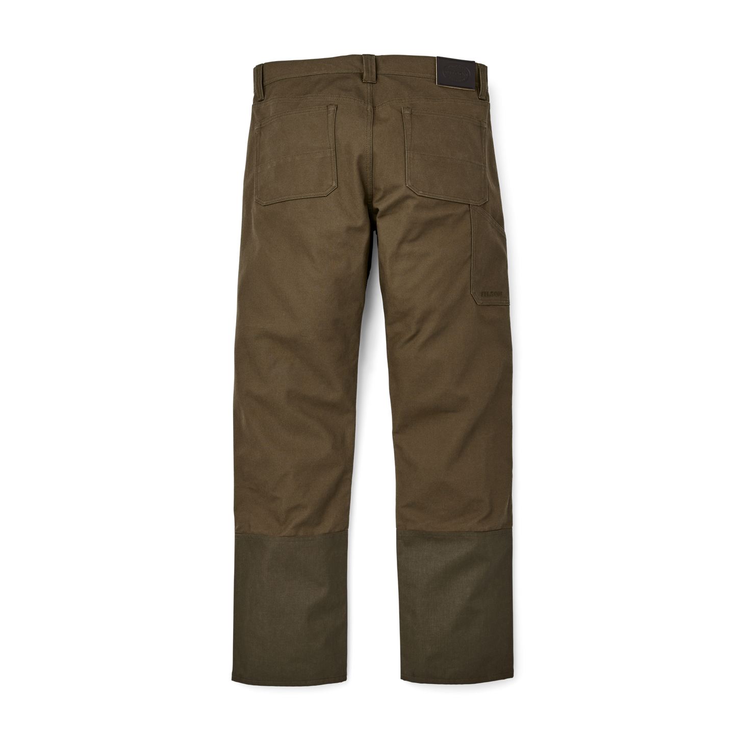 Alternate view of the Filson Tin Cloth Upland Brush Pants - Marsh Olive