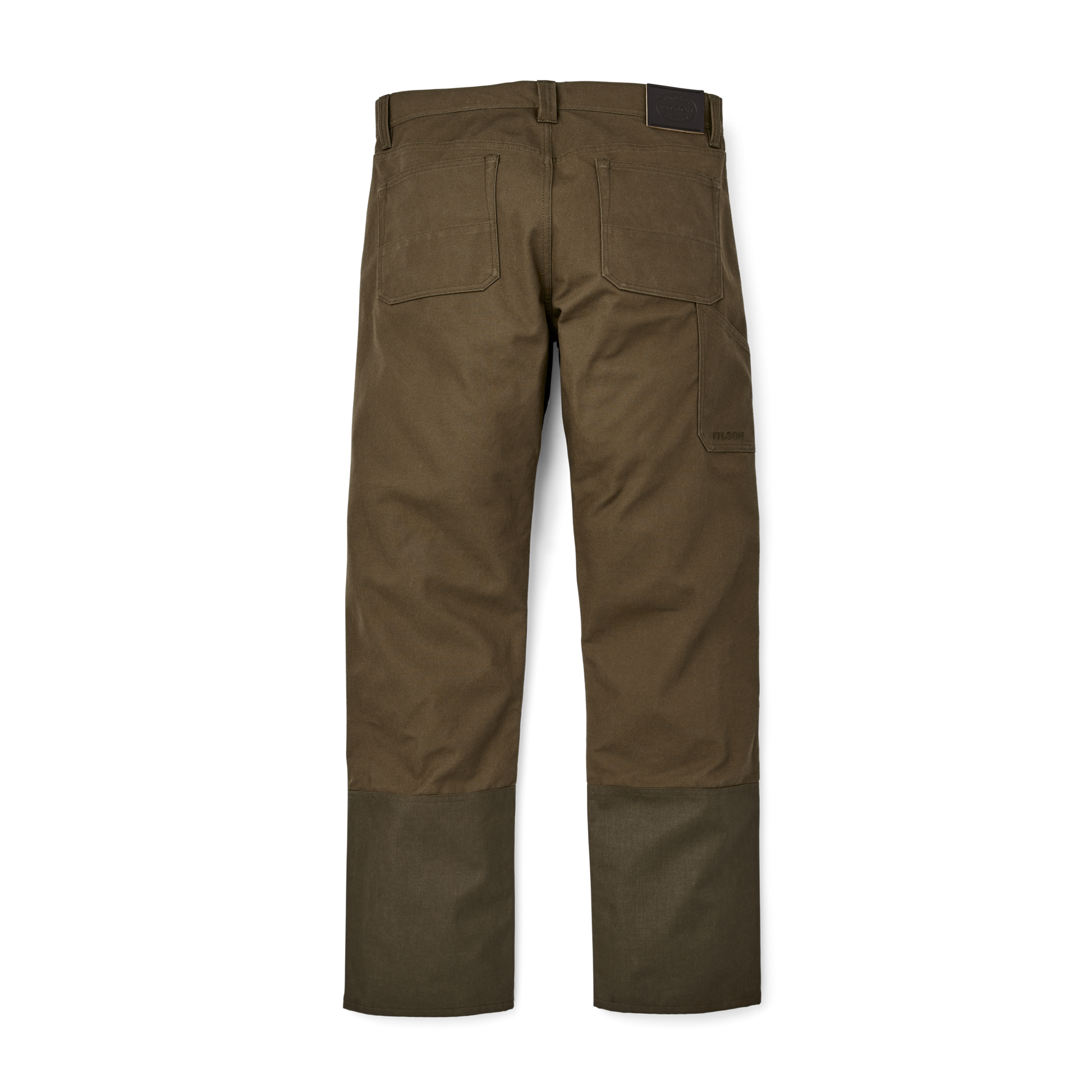 Alternate view of the Filson Tin Cloth Upland Brush Pants - Marsh Olive