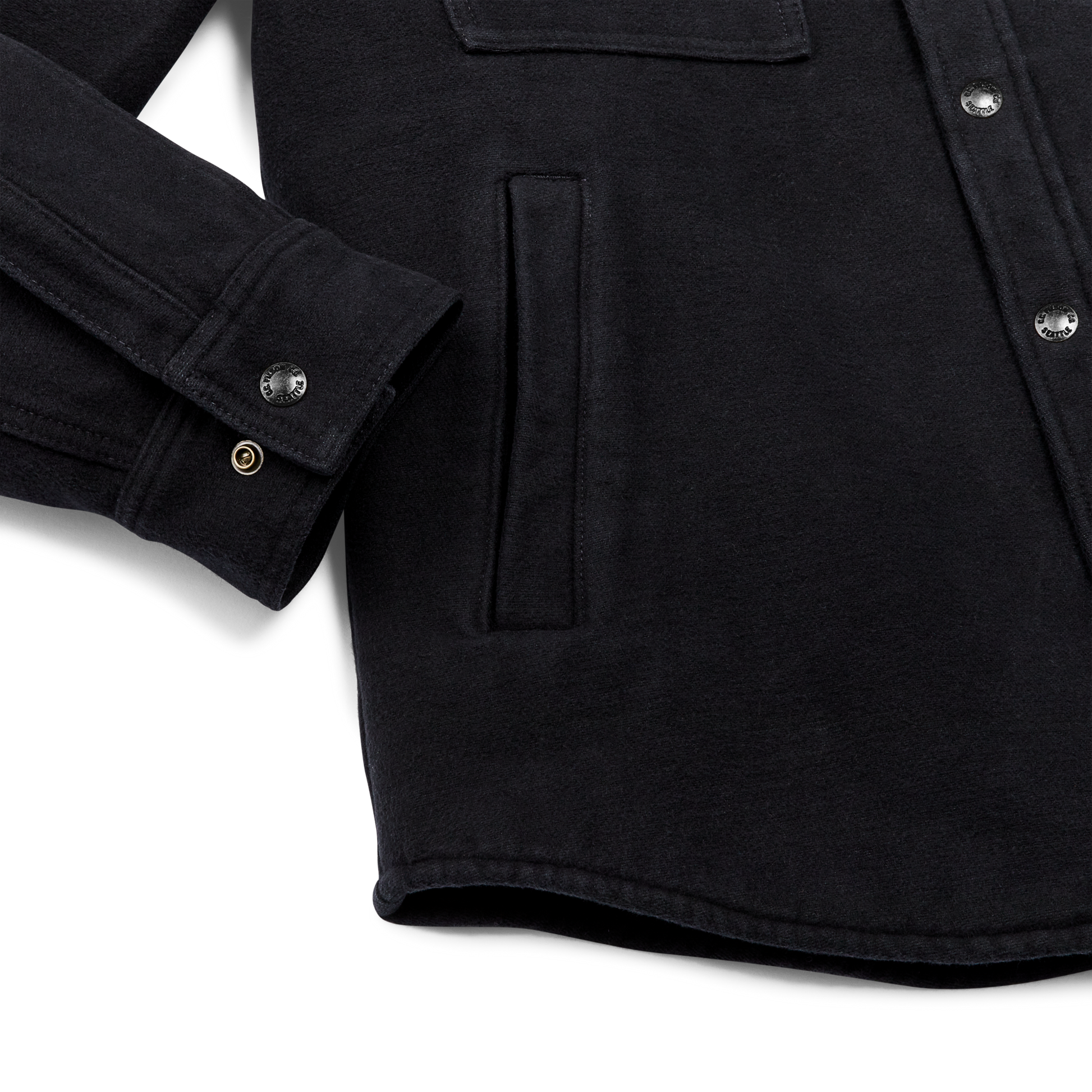 Alternate view of the Filson Beartooth Jac-shirt - Anthracite