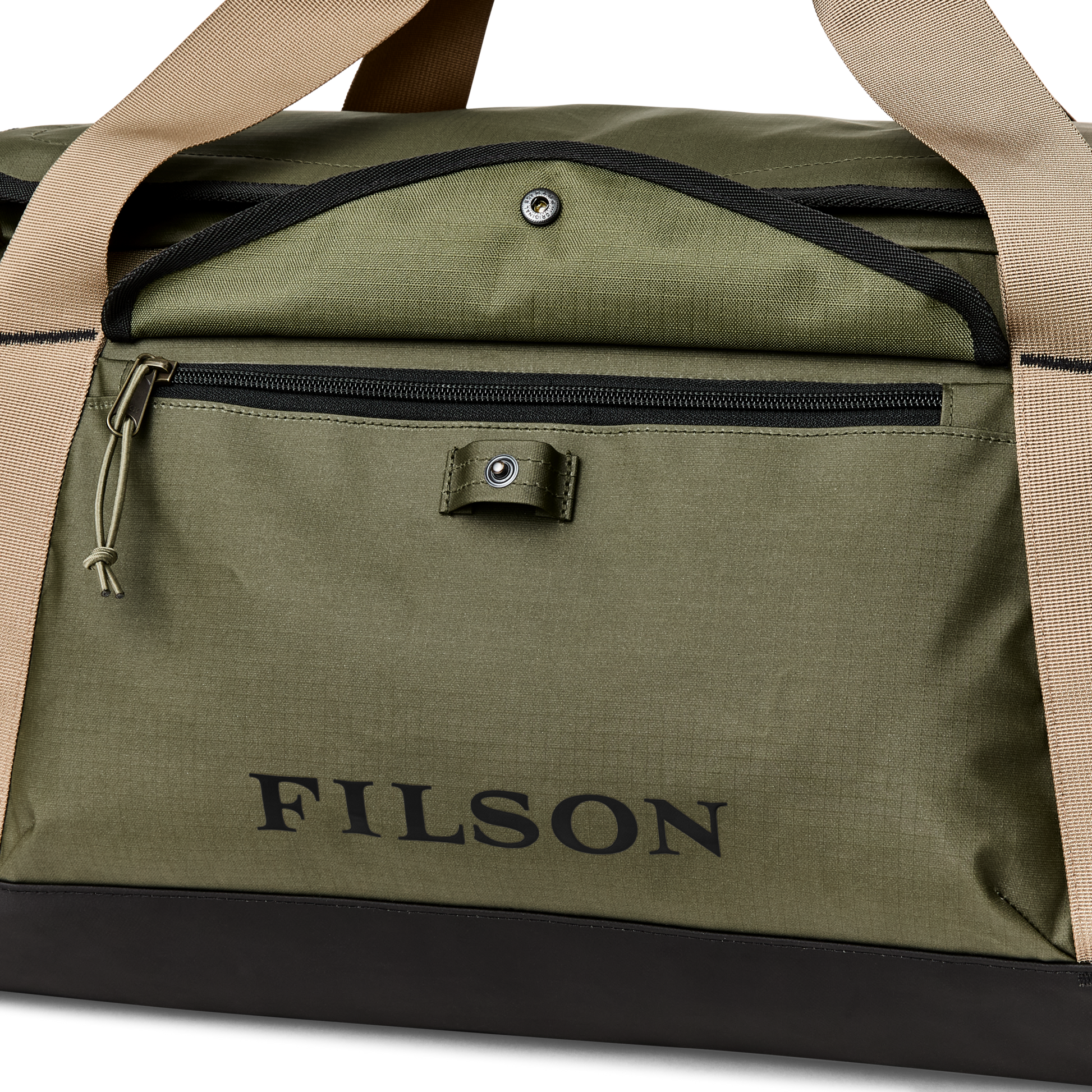 Alternate view of the Filson Scout Medium Duffle - Olive / Black / Covert