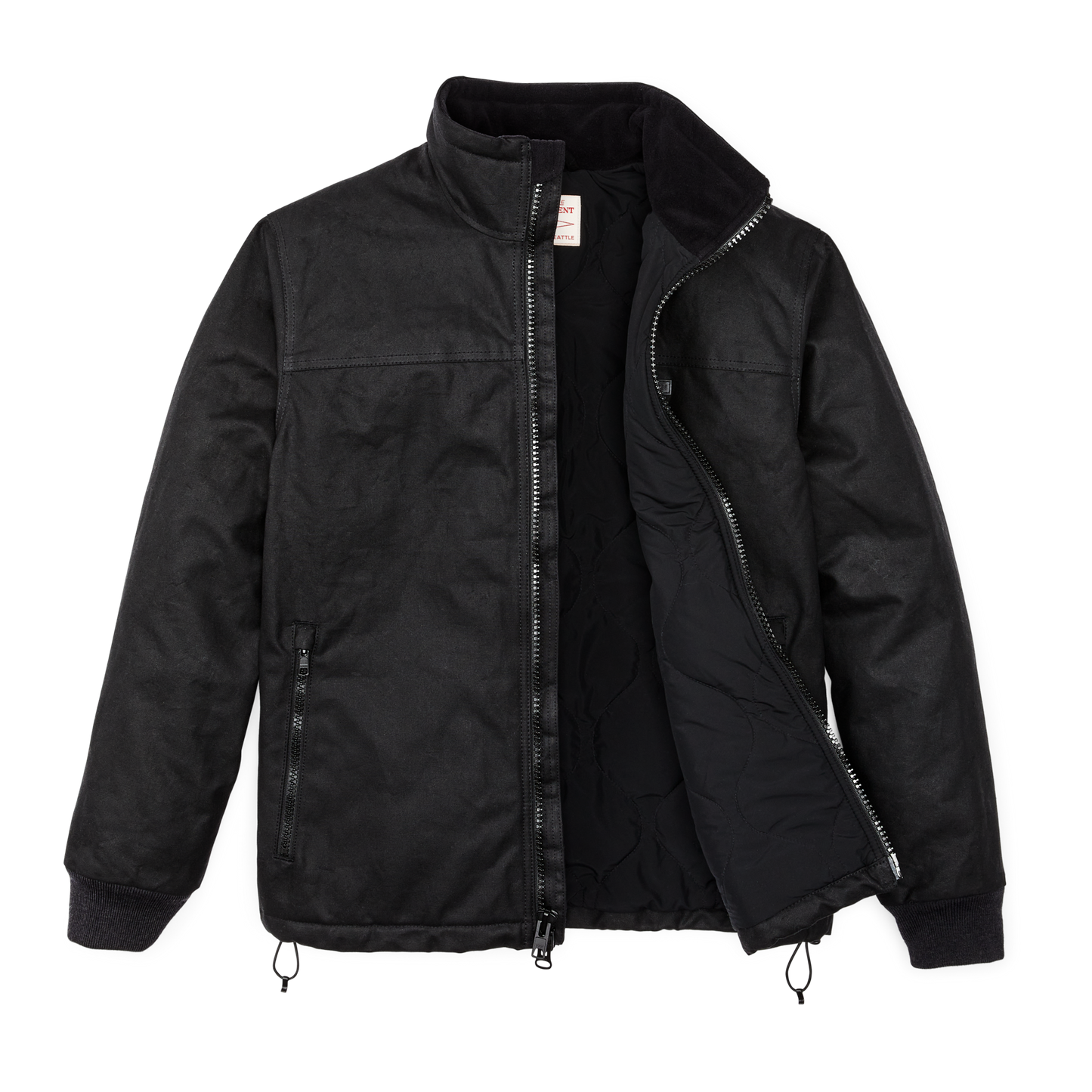 Alternate view of the Filson Tin Cloth Primaloft¬Æ Jacket - Black