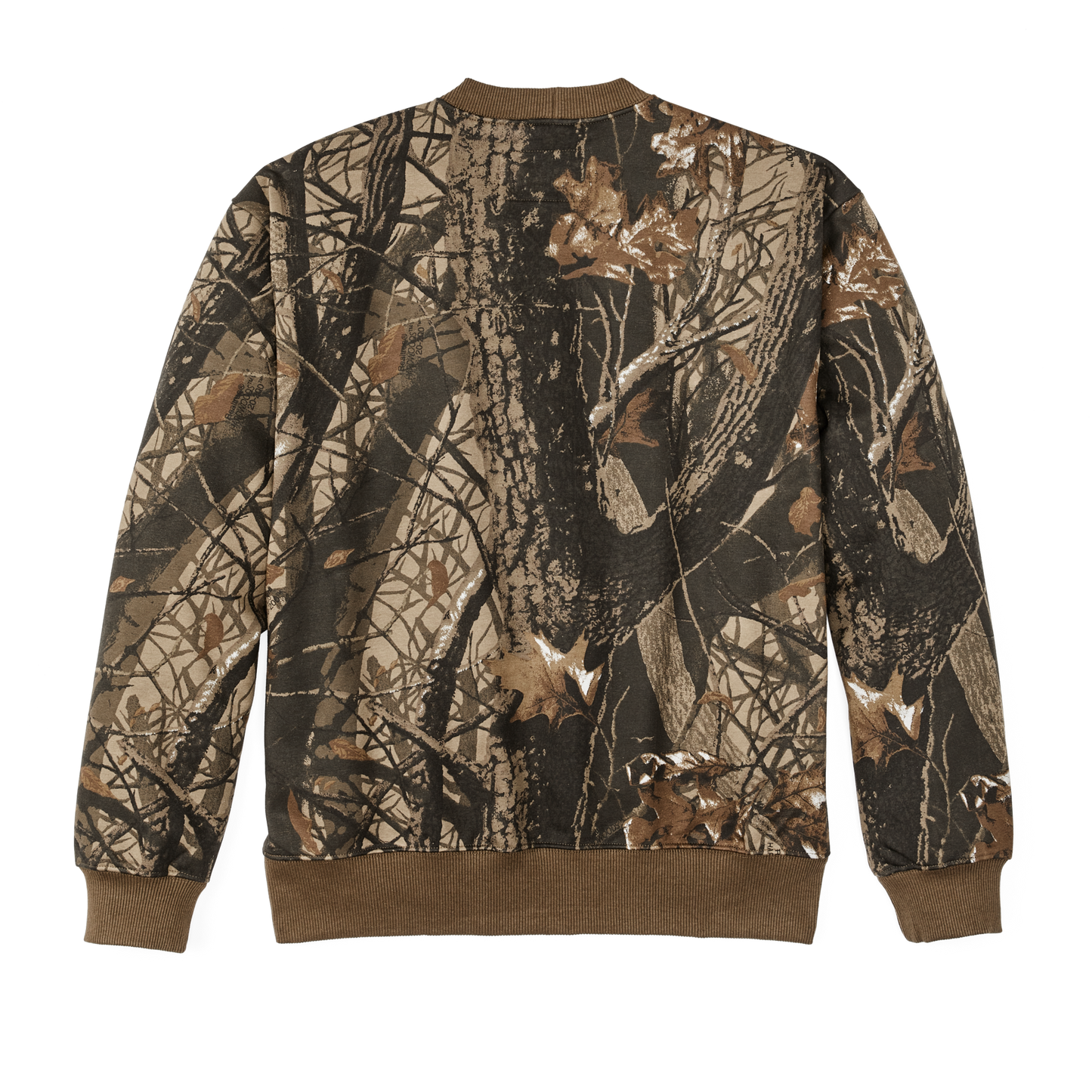 Alternate view of the Filson Prospector Crewneck Sweatshirt - Realtree Hardwoods Camo