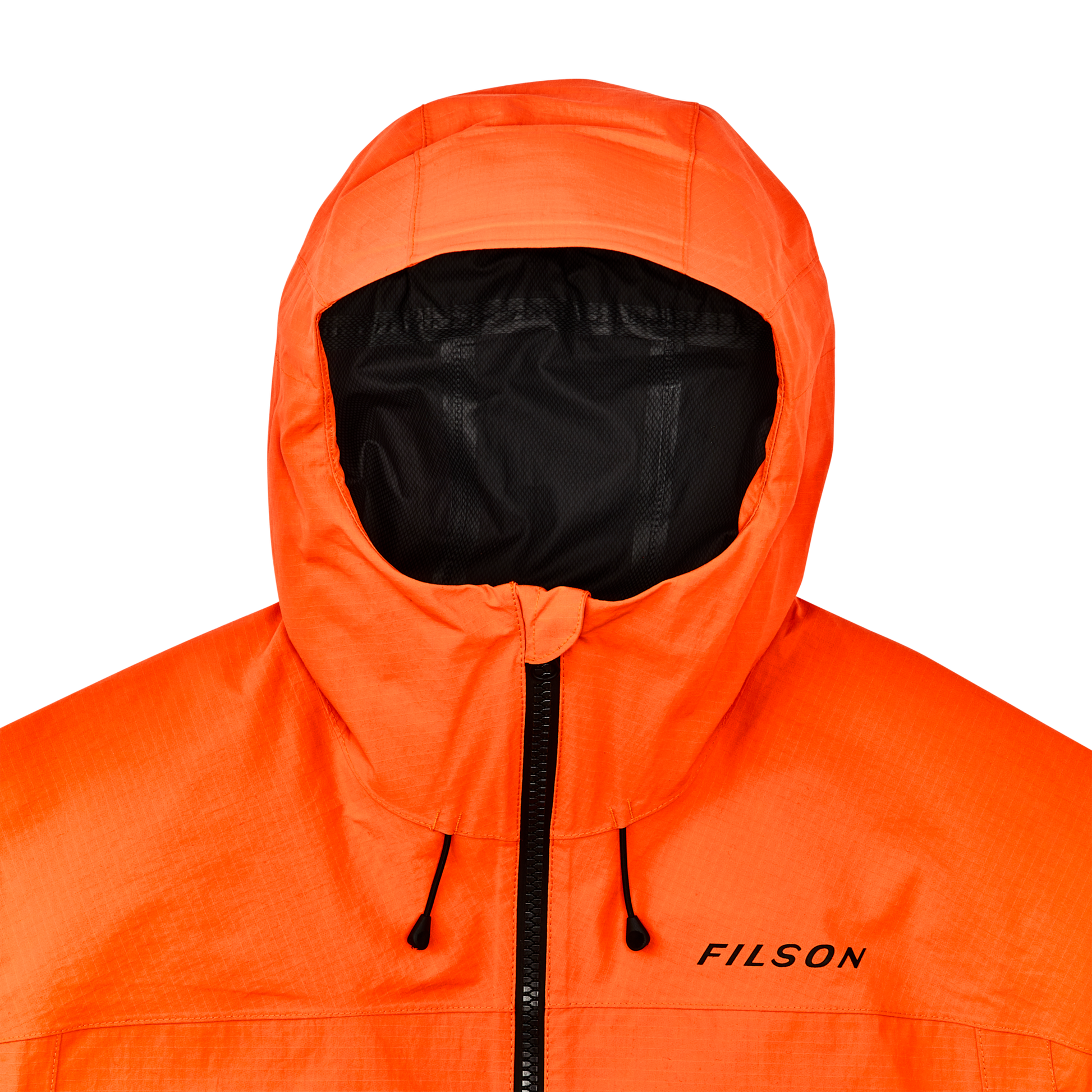 Alternate view of the Filson Swiftwater Rain Jacket - Blaze Orange