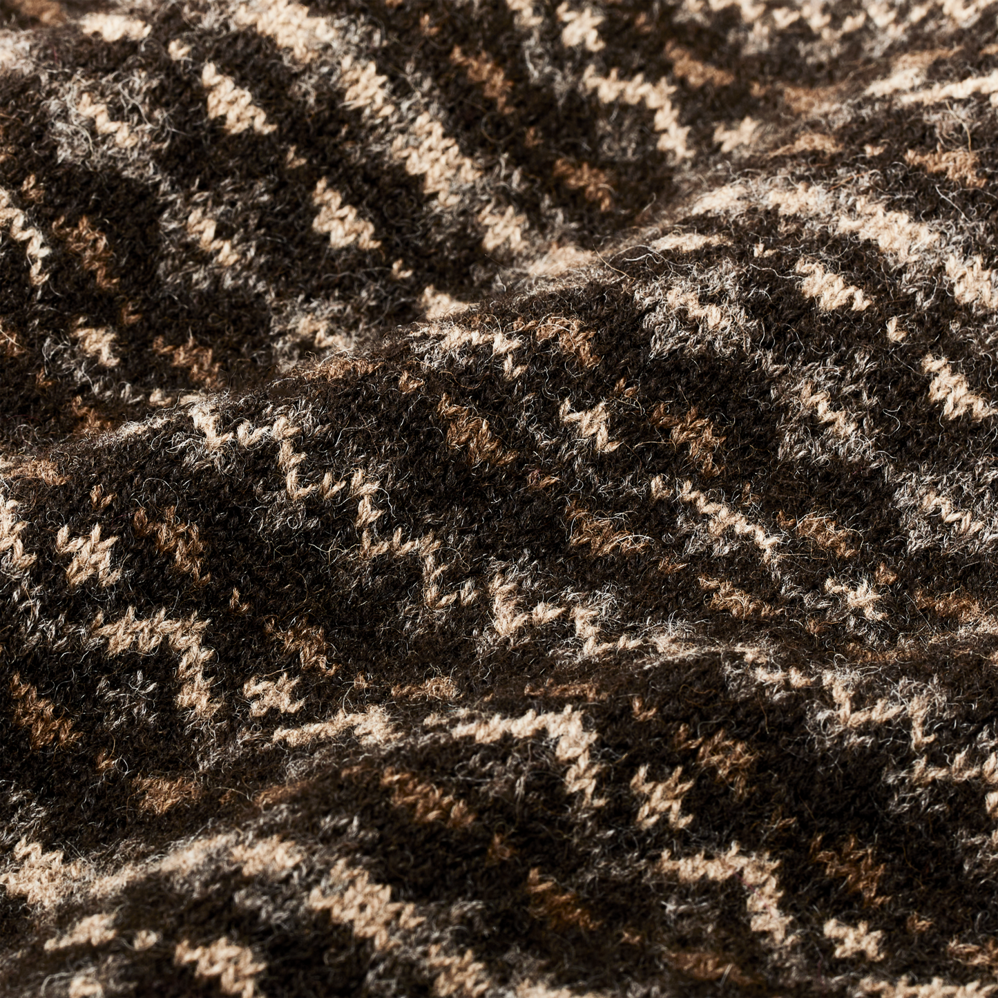 Alternate view of the Filson Fairisle Crewneck Sweater - Black / Multi