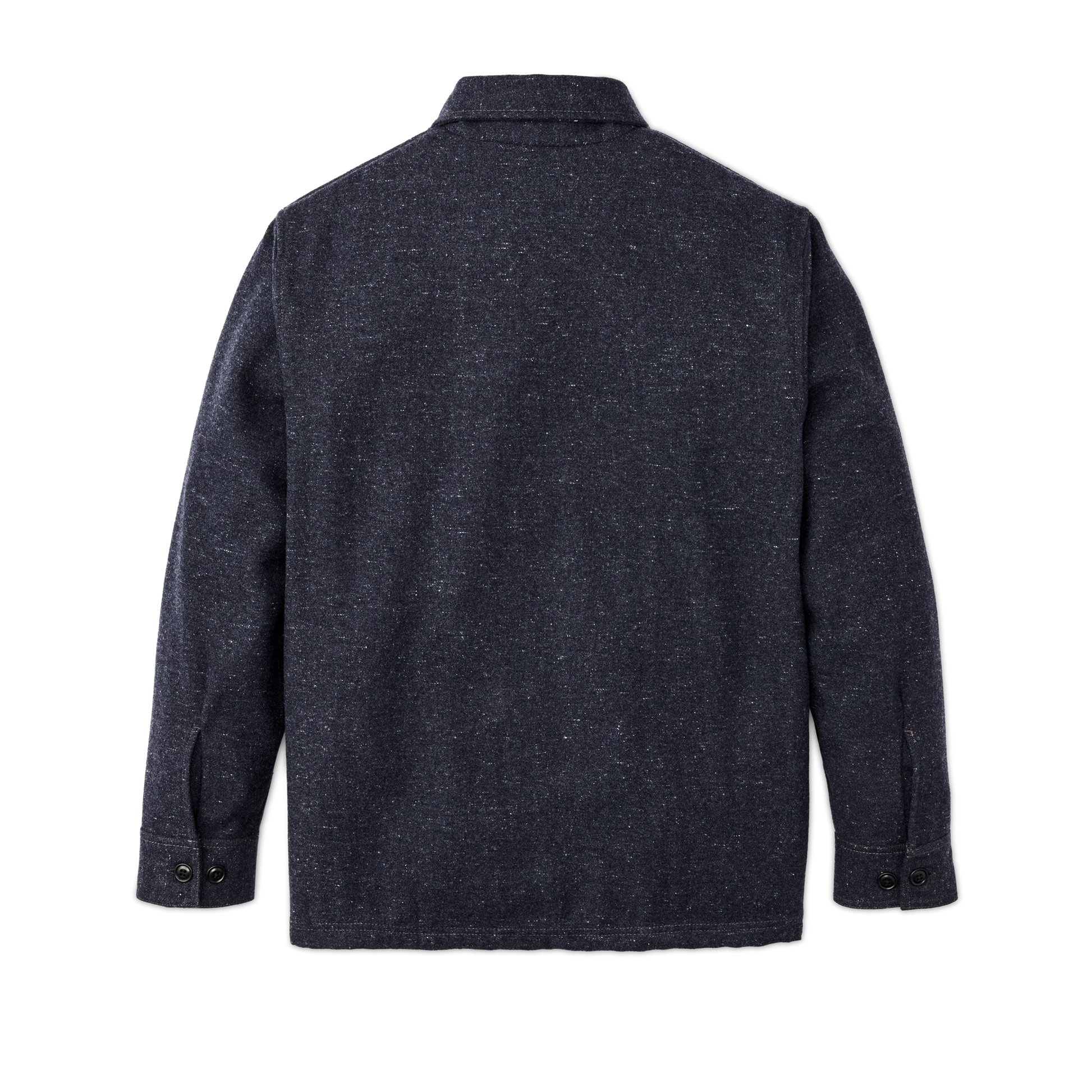 Alternate view of the Filson Heathered Wool Jac-shirt - Blue Heather