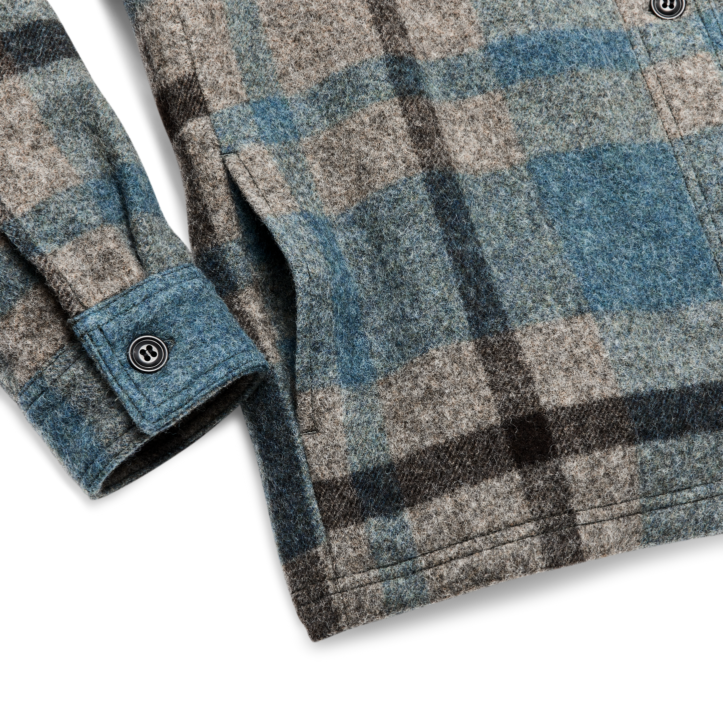 Alternate view of the Filson Women's Wool Overshirt - Ballard Plaid