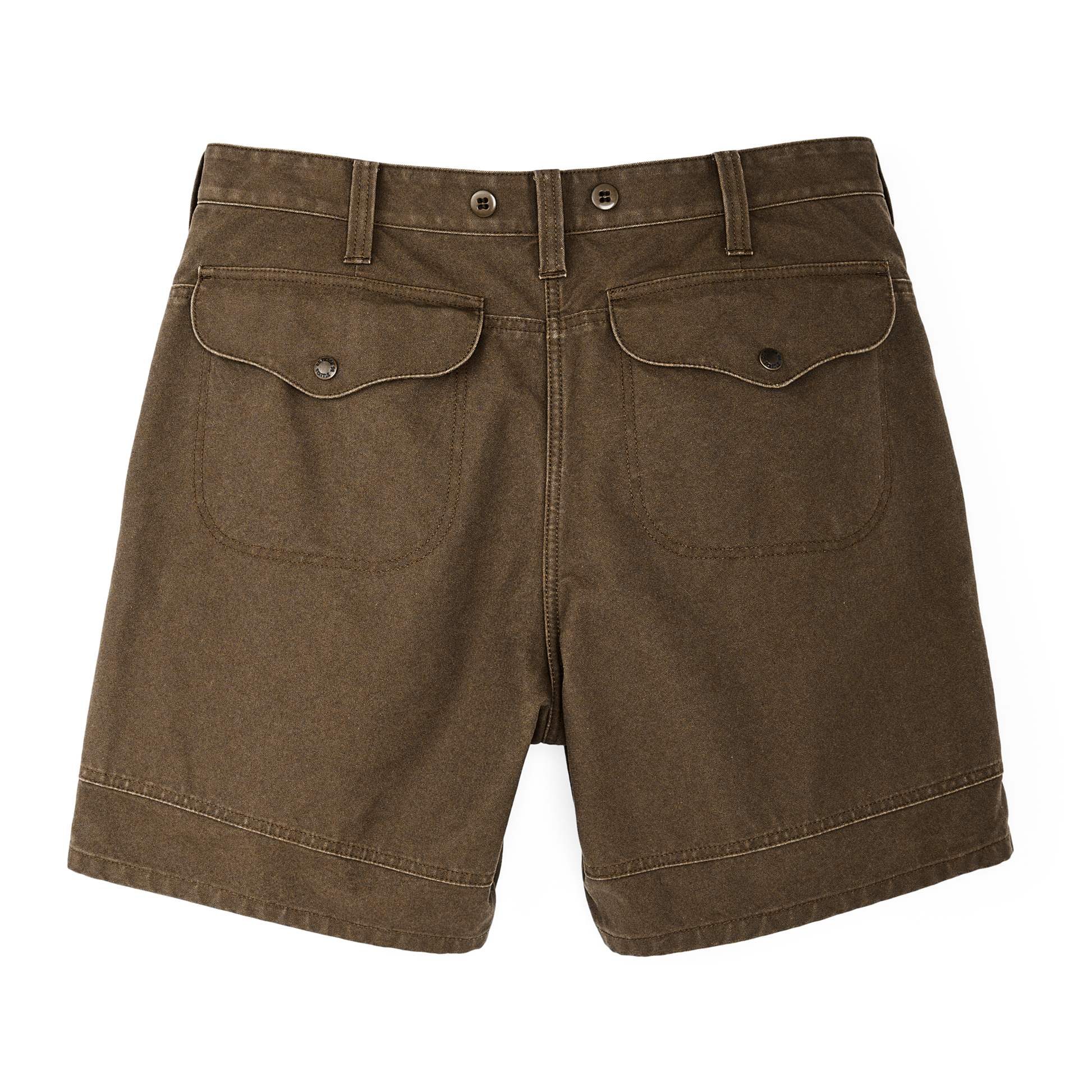 Alternate view of the Filson Dry Tin Cloth Shorts - Marsh Olive