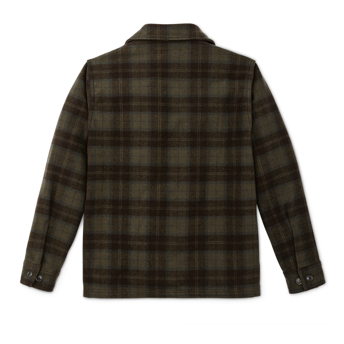 Alternate view of the Filson Wool Jac-shirt - Olive / Brown Plaid