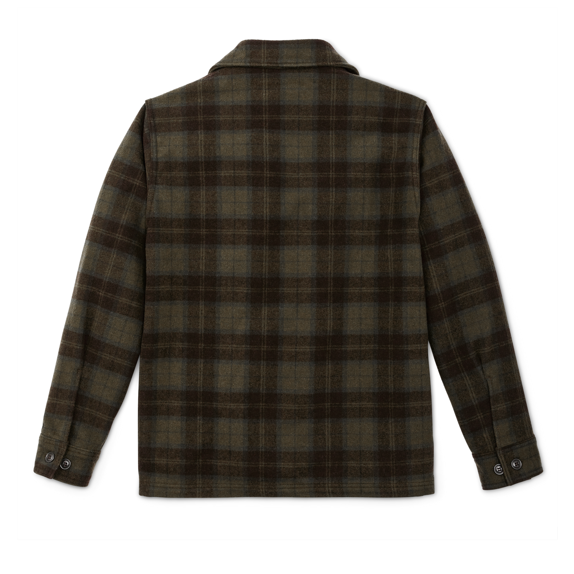 Alternate view of the Filson Wool Jac-shirt - Olive / Brown Plaid