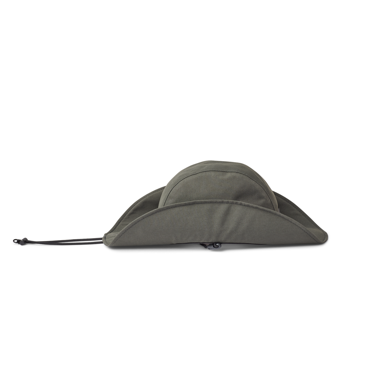 Front-facing image of the Filson Skagit Rain Hat - Peat