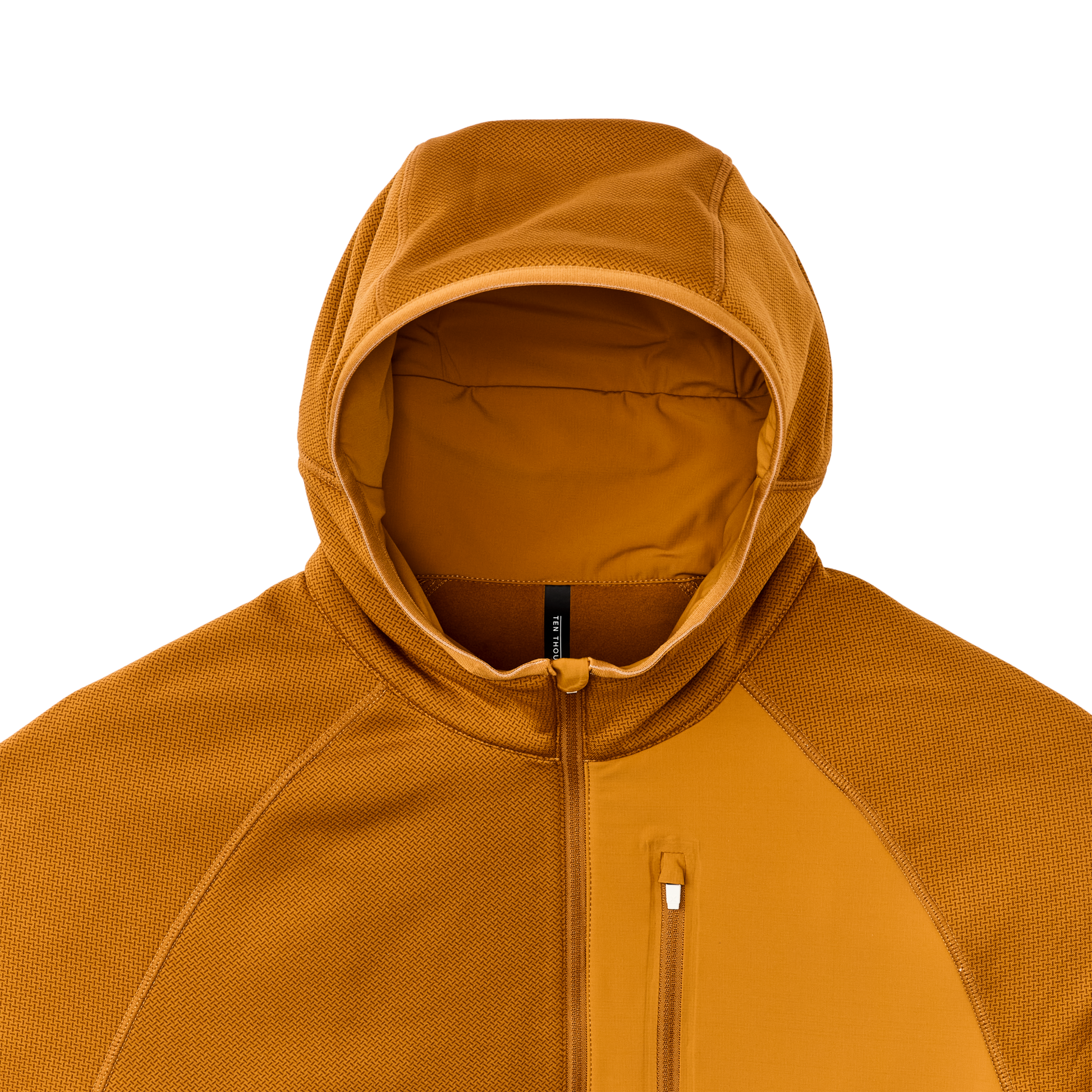 Alternate view of the Filson Filson X Ten Thousand Tactical Hoodie - Buckthorn Brown