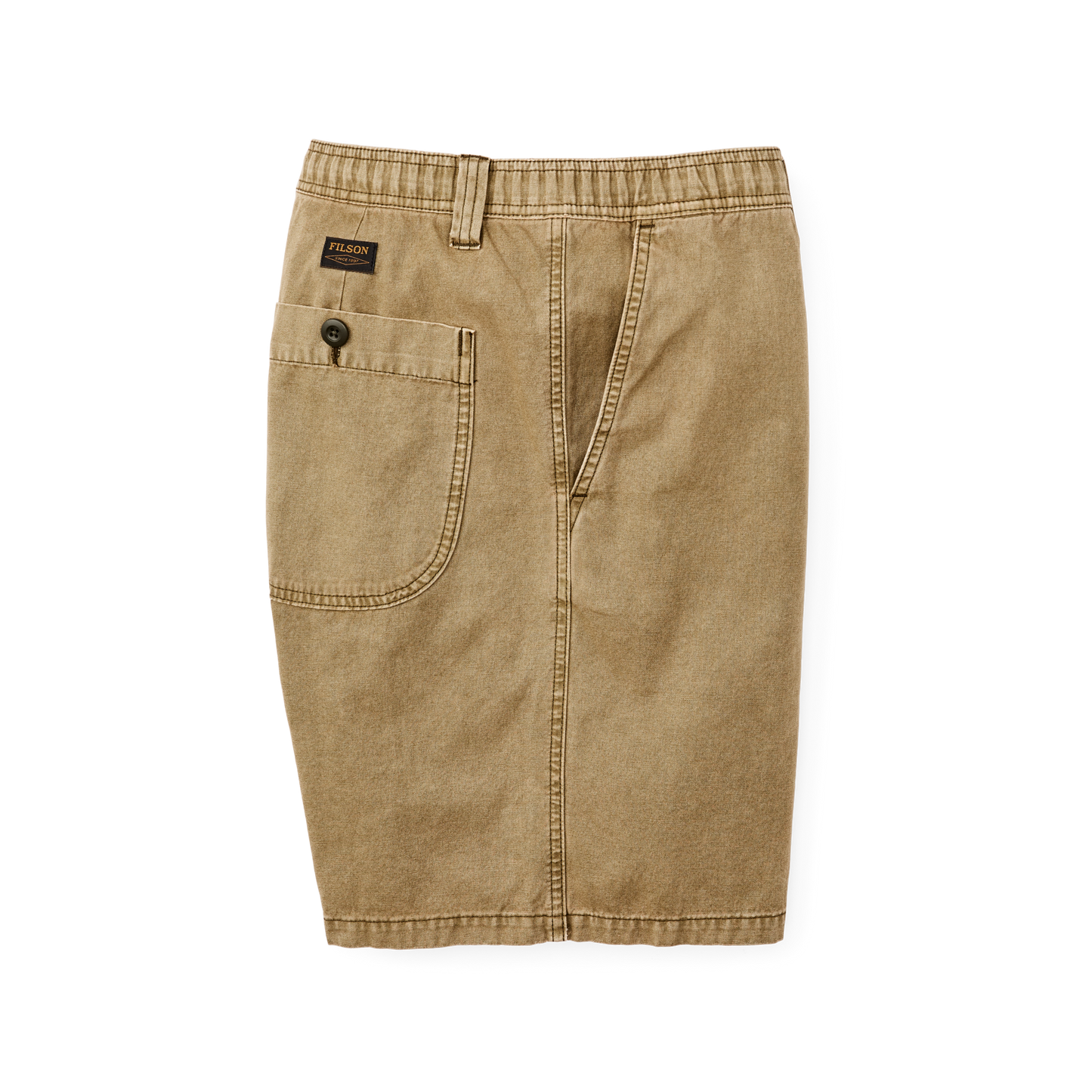 Alternate view of the Filson Oakville Canvas Shorts - Slate Olive