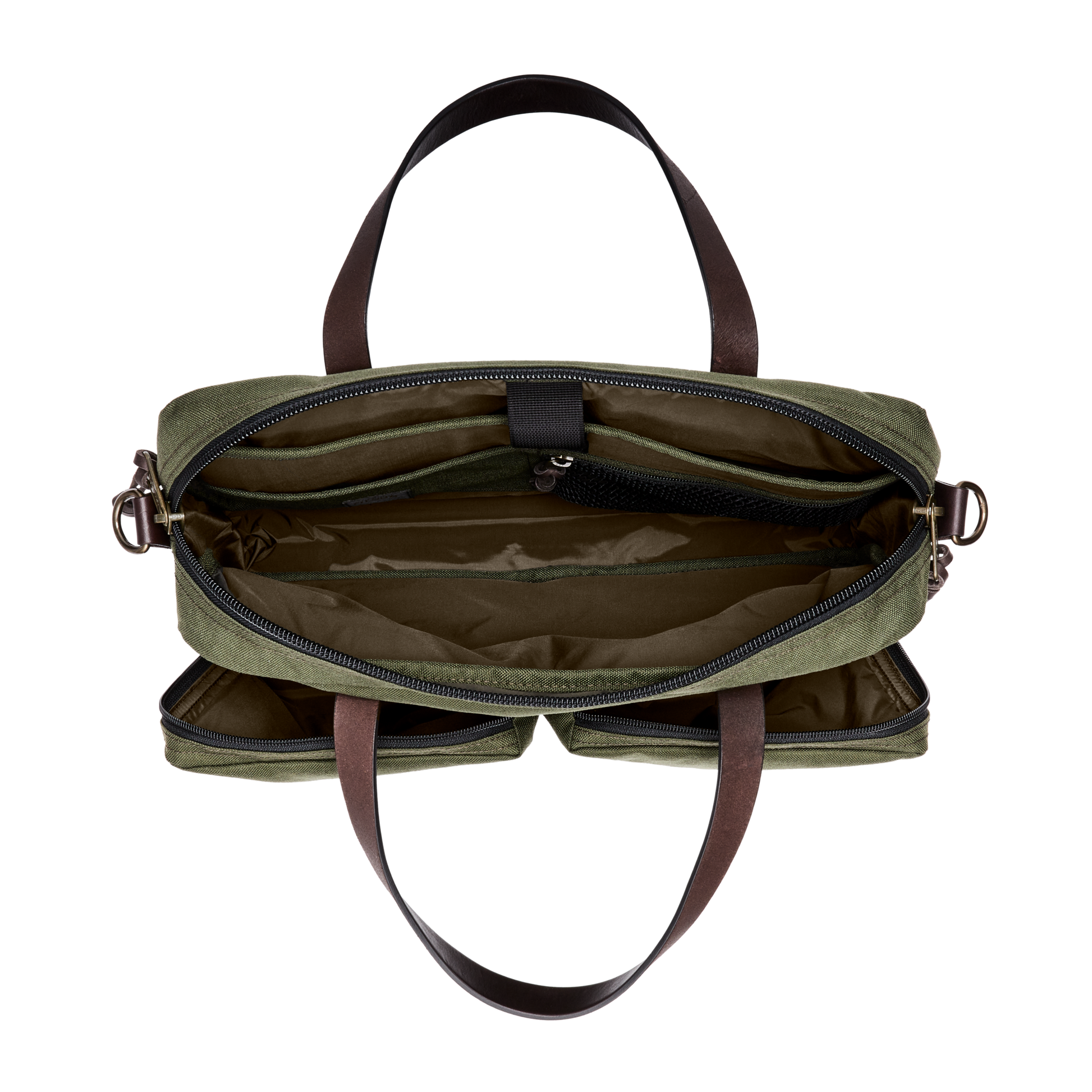 Alternate view of the Filson Dryden Briefcase - Otter Green