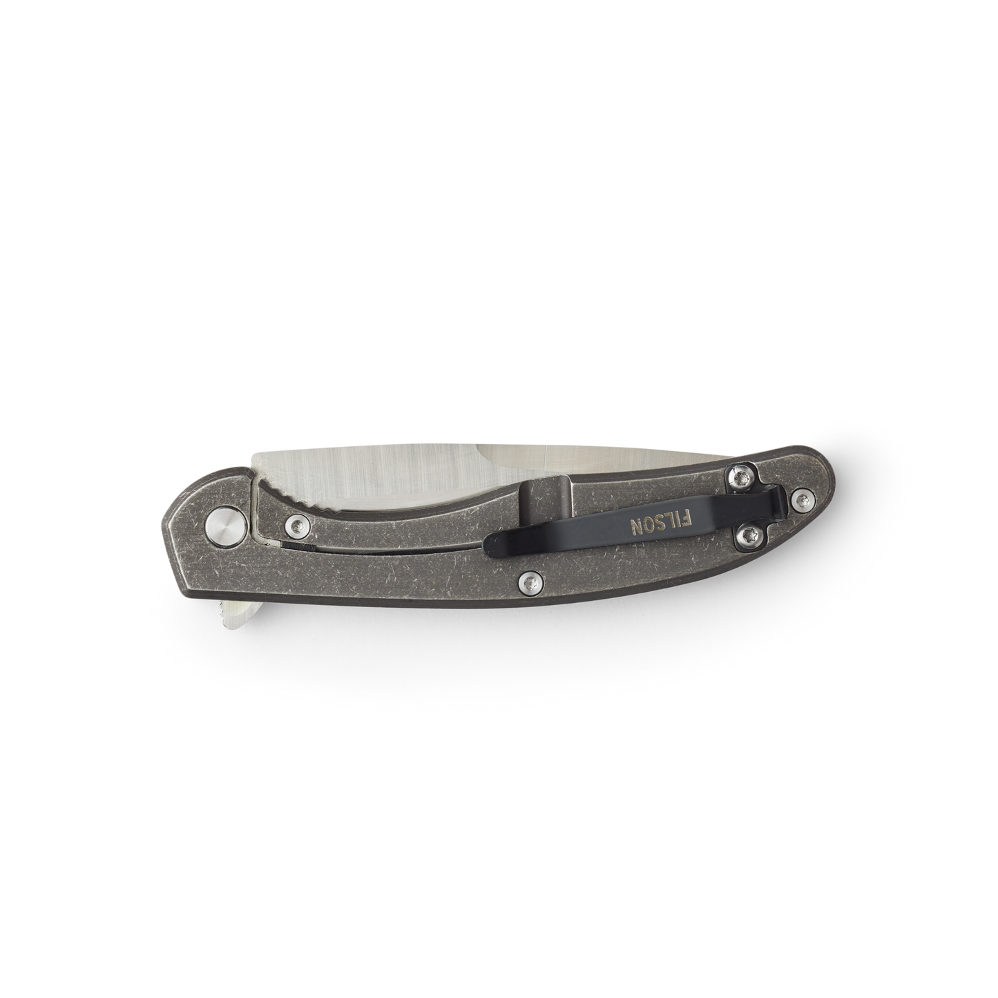 Alternate view of the Filson Titanium Frame-lock Knife - Silver