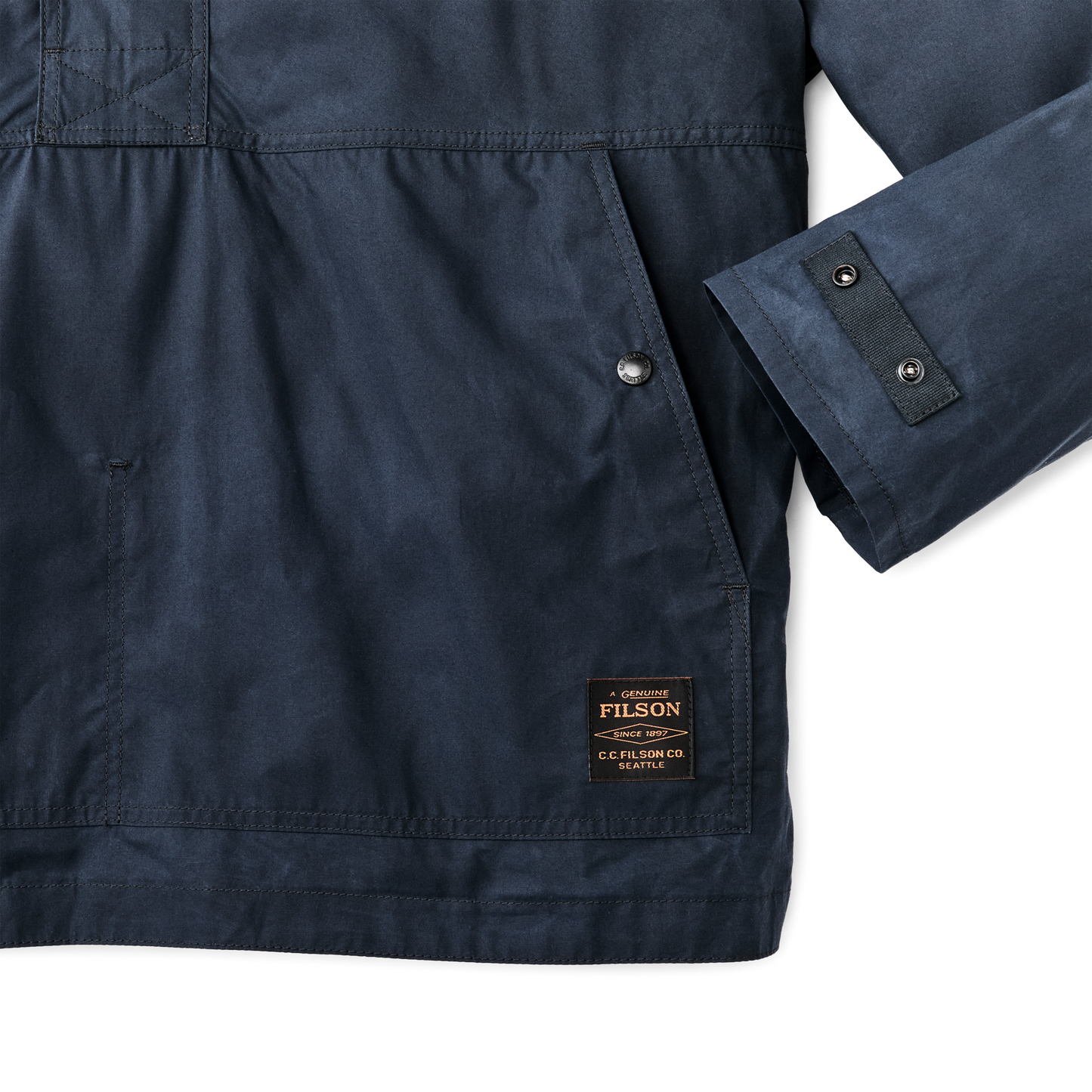 Alternate view of the Filson Ranger Lightweight Anorak - Dark Navy