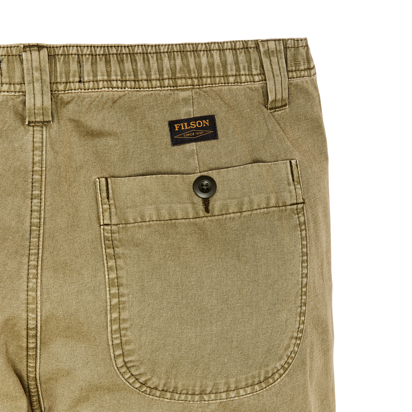 Alternate view of the Filson Oakville Canvas Pants - Slate Olive