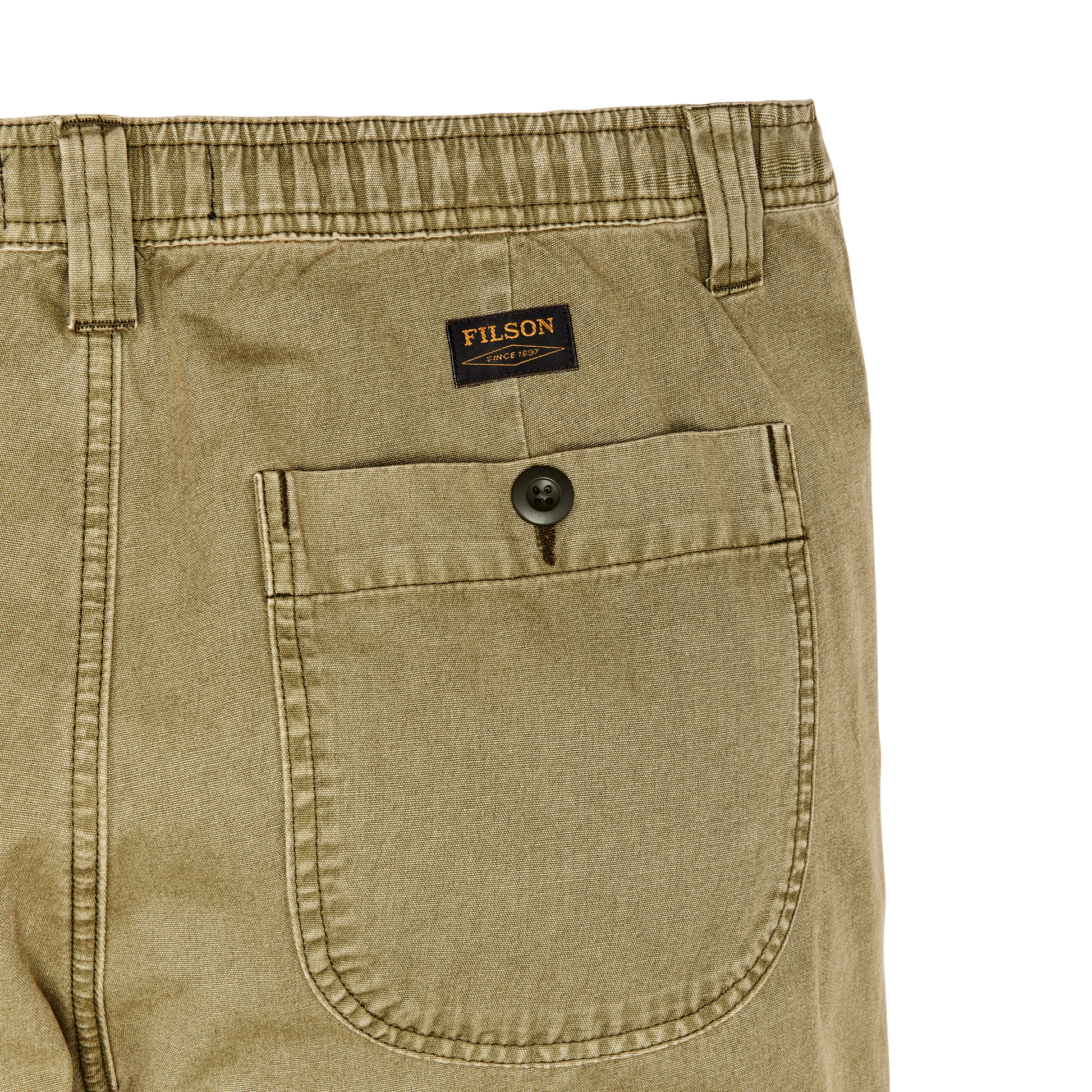 Alternate view of the Filson Oakville Canvas Pants - Slate Olive