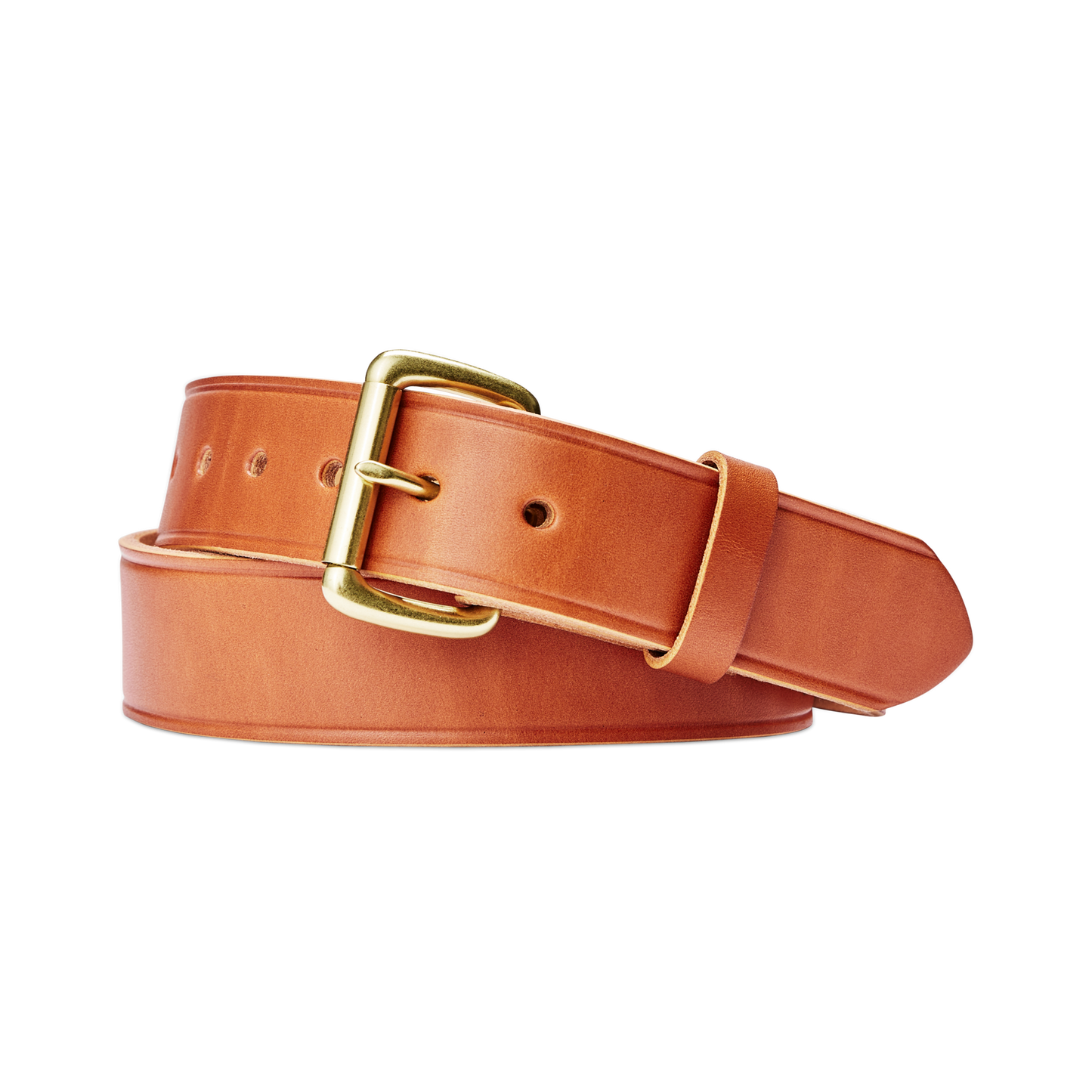 Alternate view of the Filson 1 1/2" Bridle Leather Belt - Tan Leather