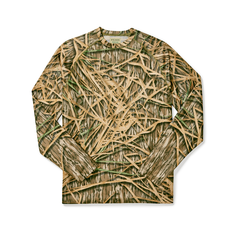 Long Sleeve Barrier T-shirt - Mossy Oak Shadow Grass