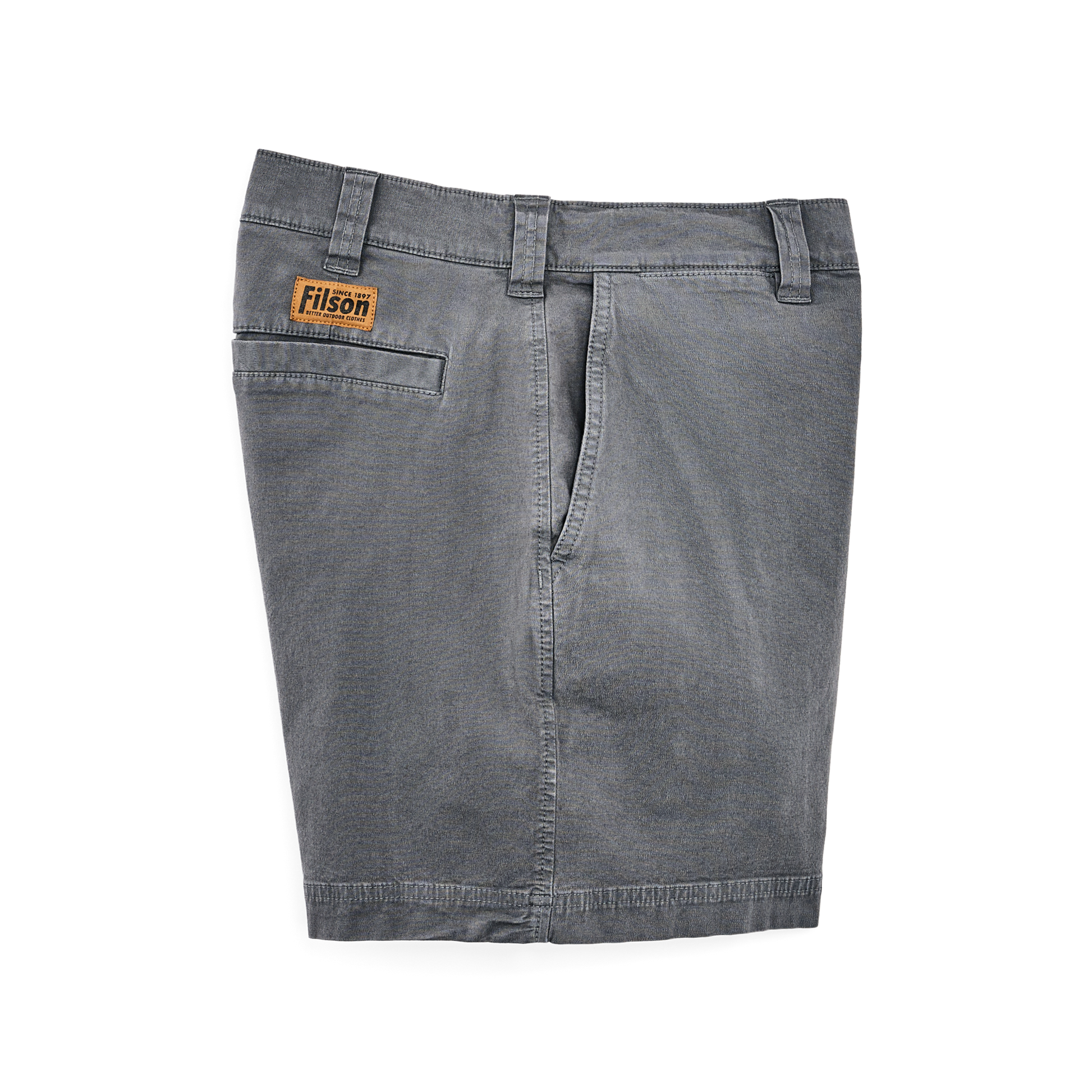 Alternate view of the Filson Granite Mountain 6" Shorts - Rockslide Gray