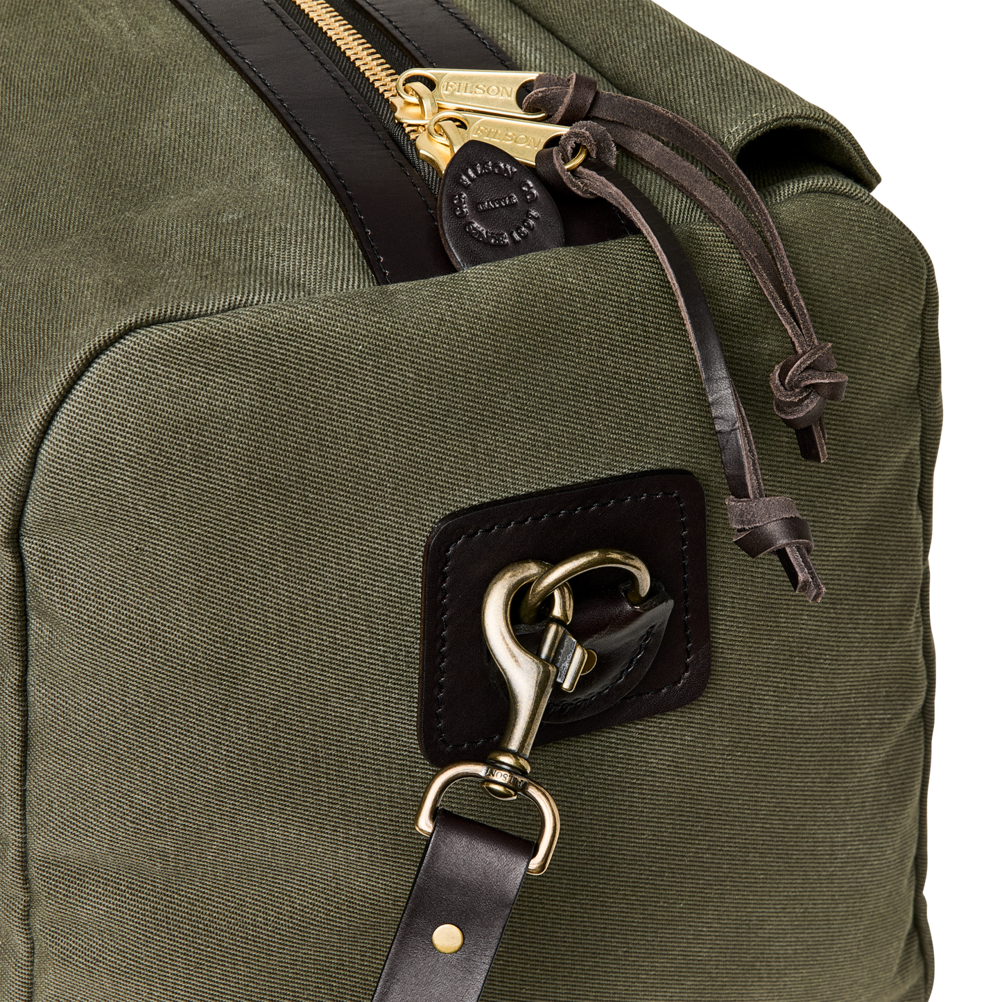 Alternate view of the Filson Large Rugged Twill Duffle Bag - Otter Green