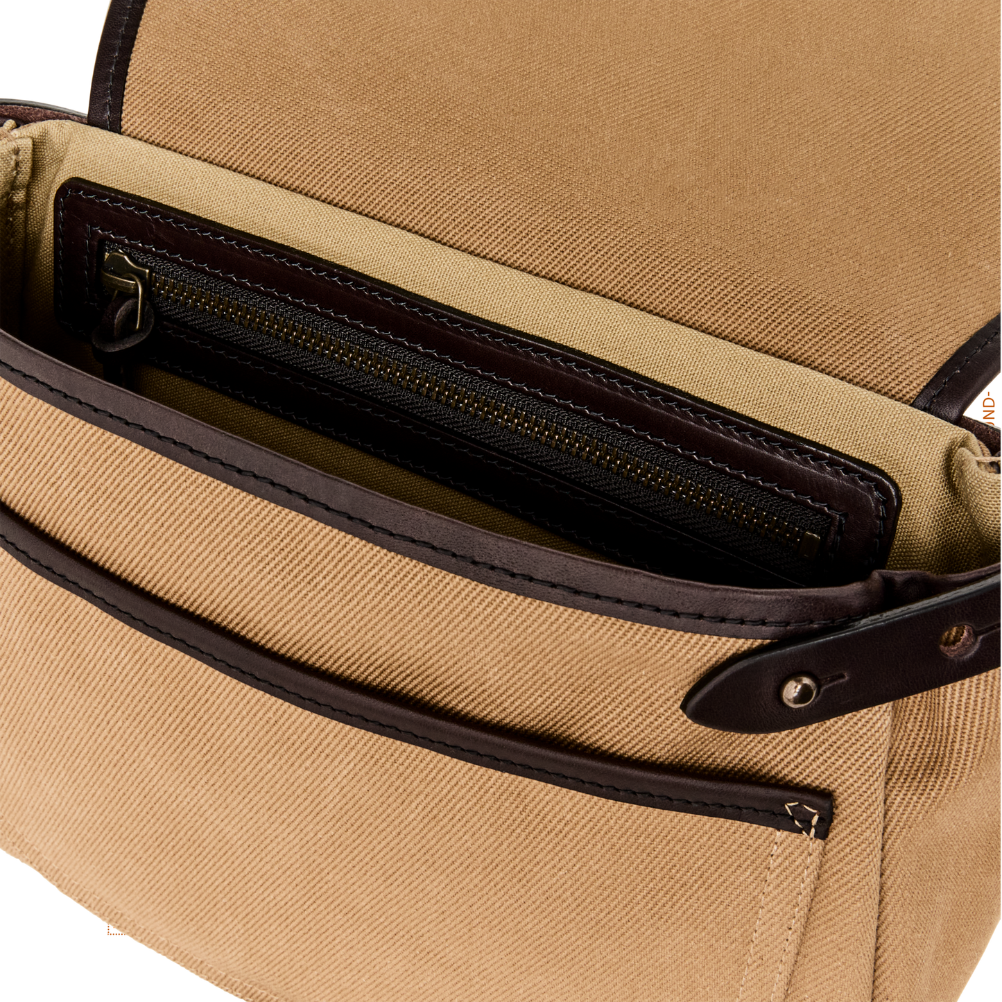 Alternate view of the Filson Rugged Twill Xs Field Bag - Tan