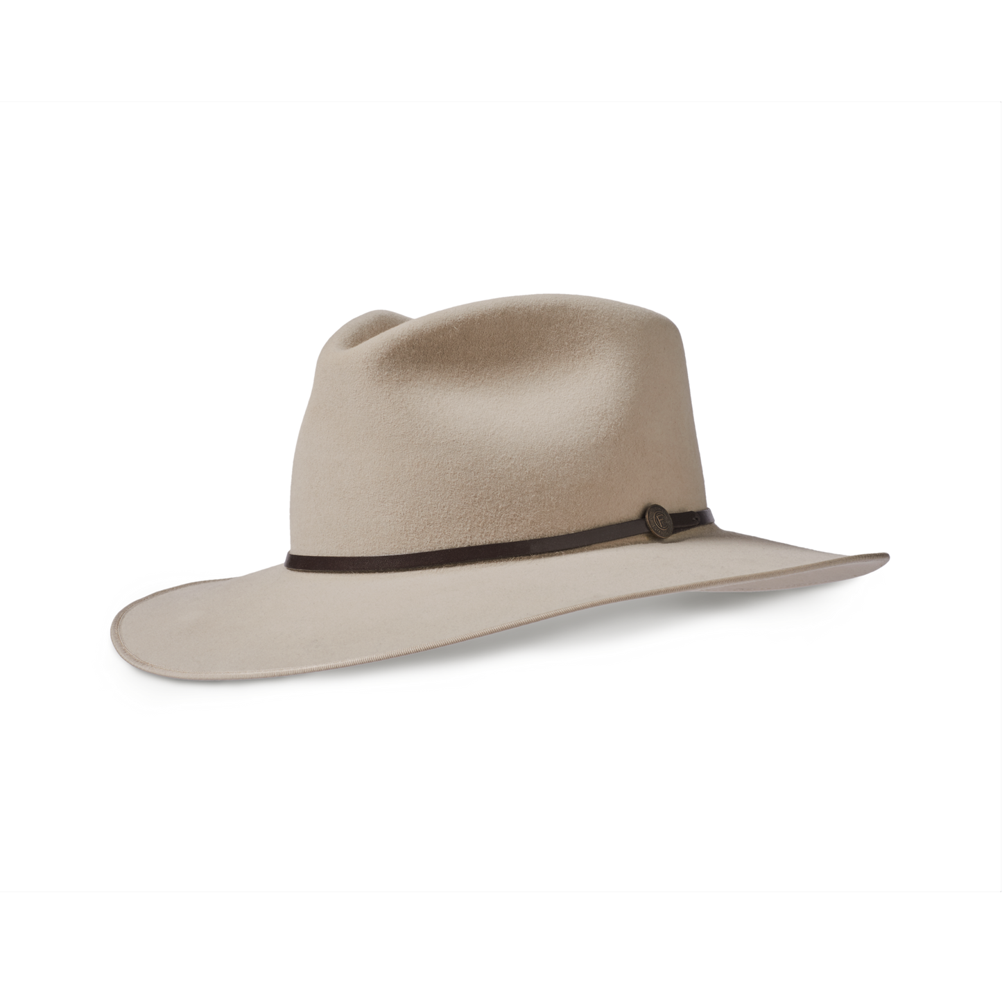 Front-facing image of the Filson Stetson Wolf Canyon Hat - Natural