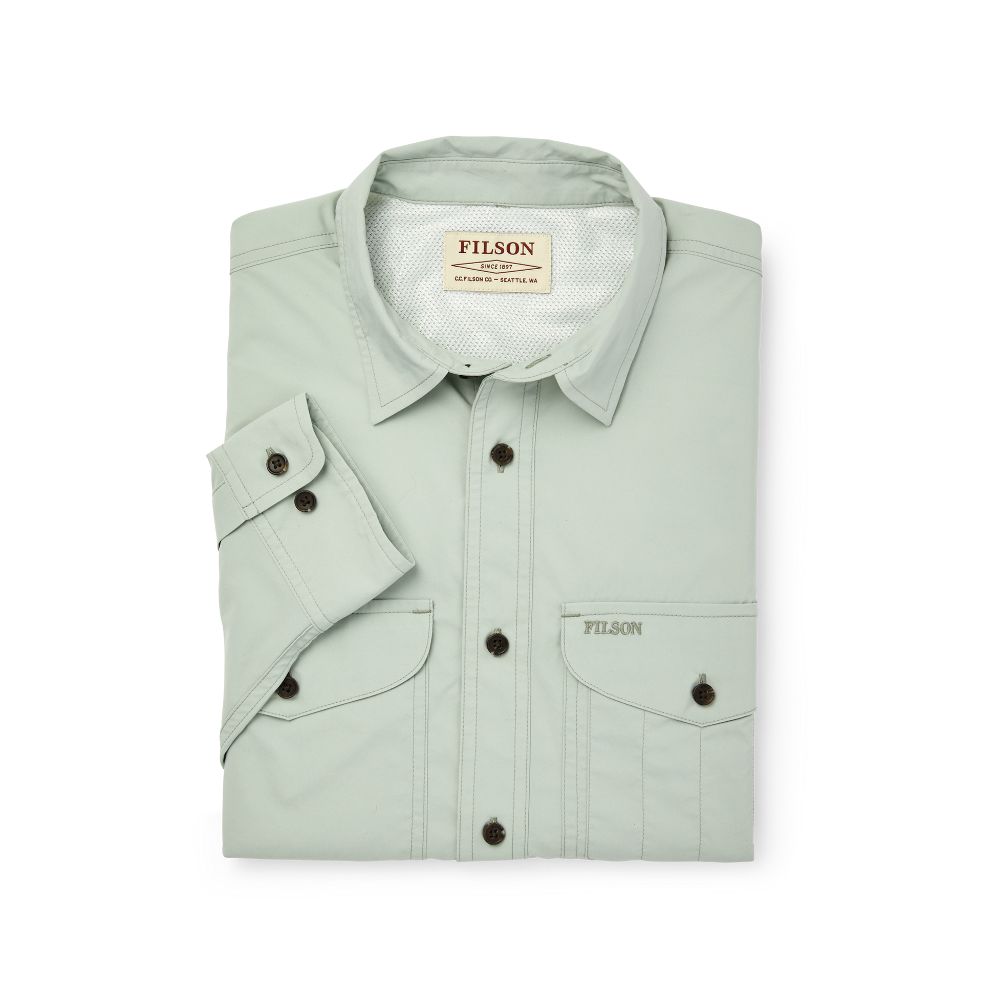 Alternate view of the Filson Twin Lakes Sport Shirt - Flint Stone