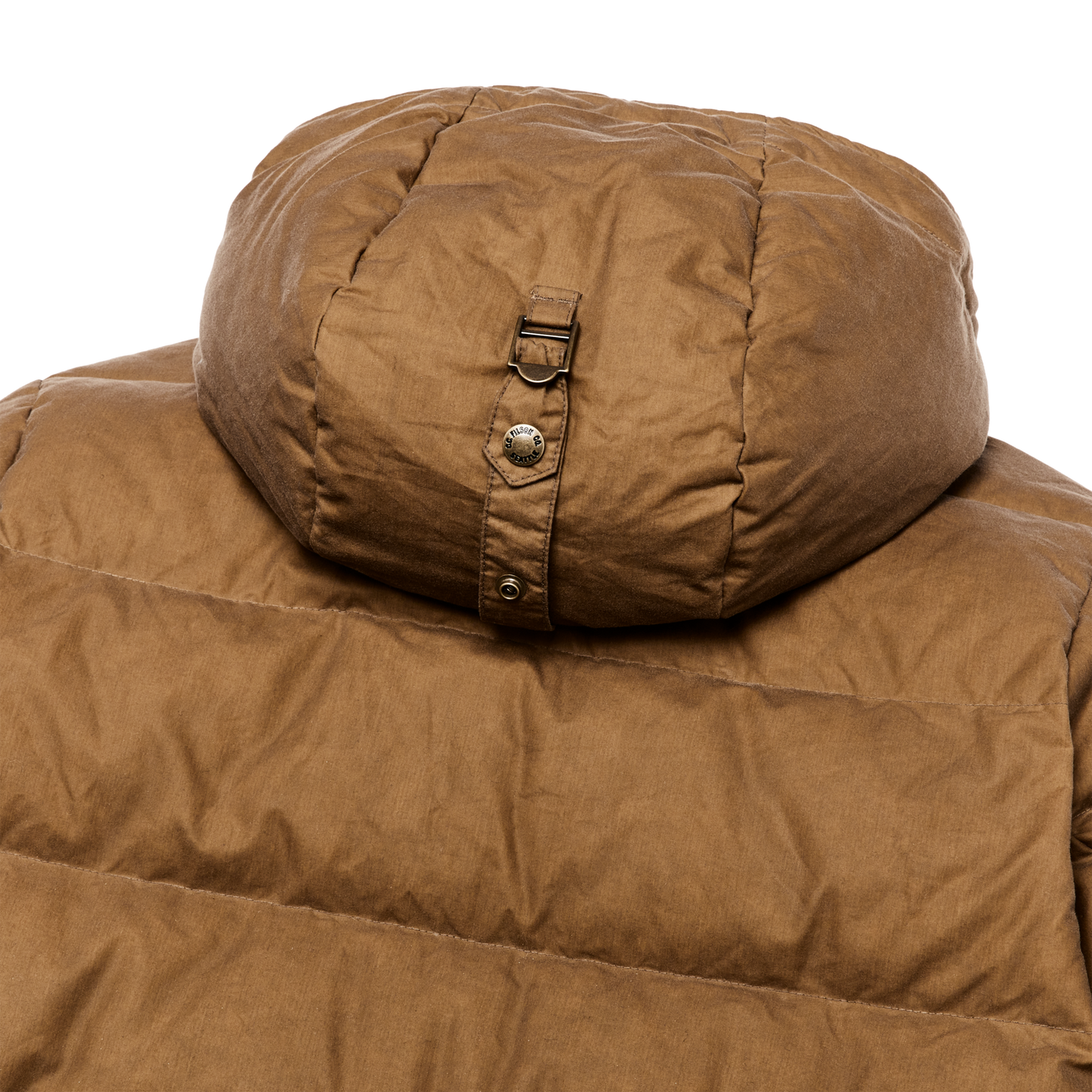 Alternate view of the Filson Women's Waxed Down Parka - Dark Tan