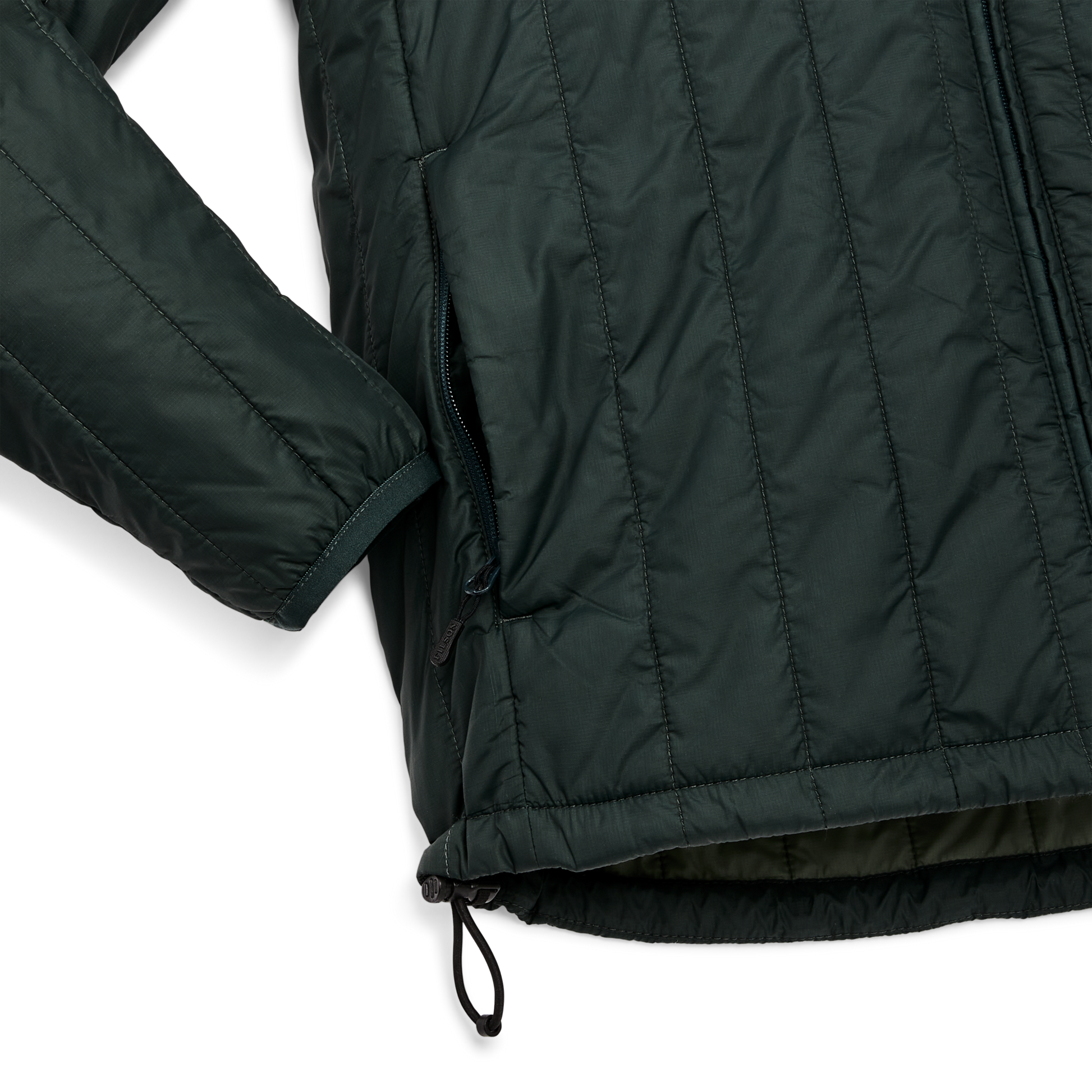 Alternate view of the Filson Ultralight Hooded Jacket - Dark Spruce