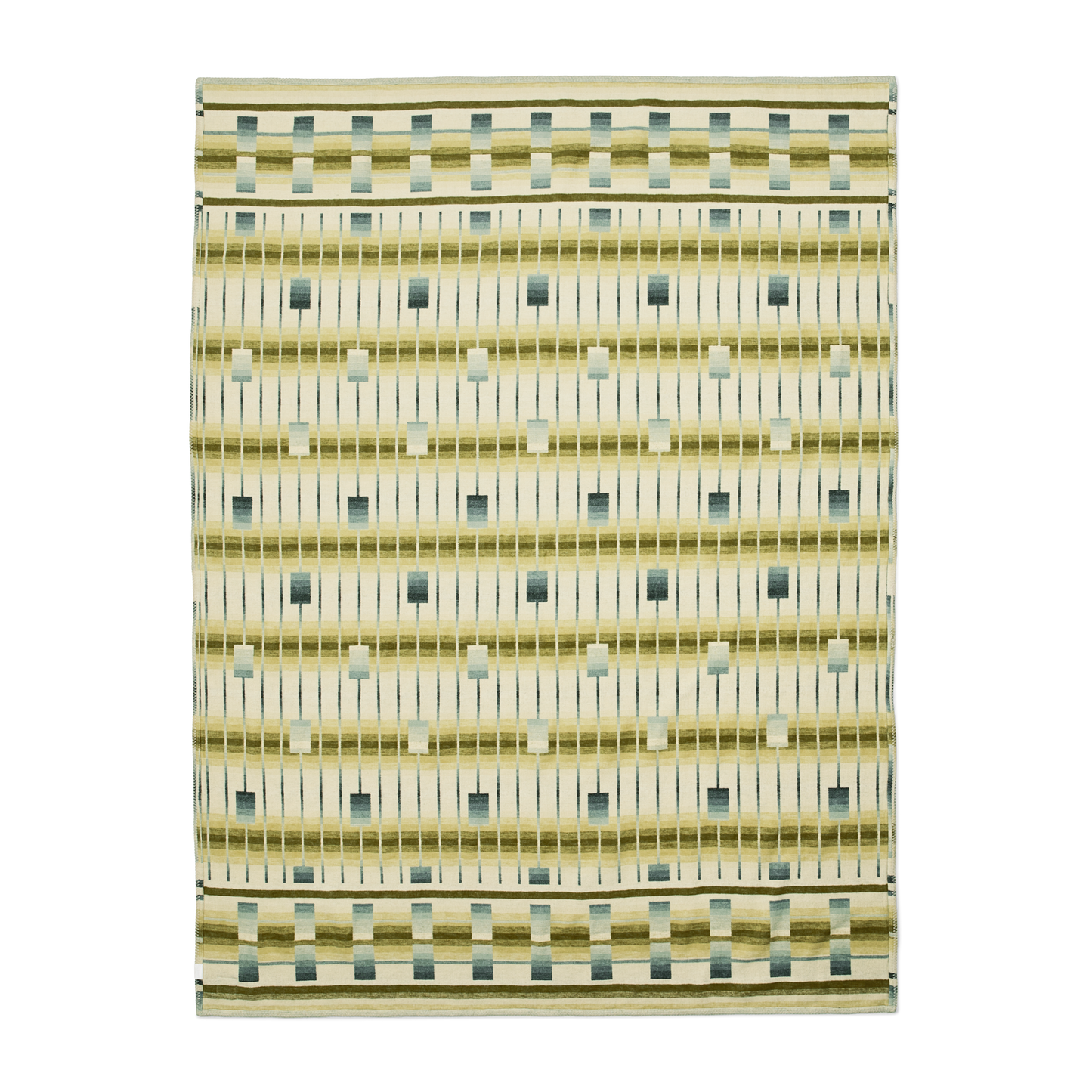 Alternate view of the Filson Cotton Blanket - Tan / Geometric Ombre