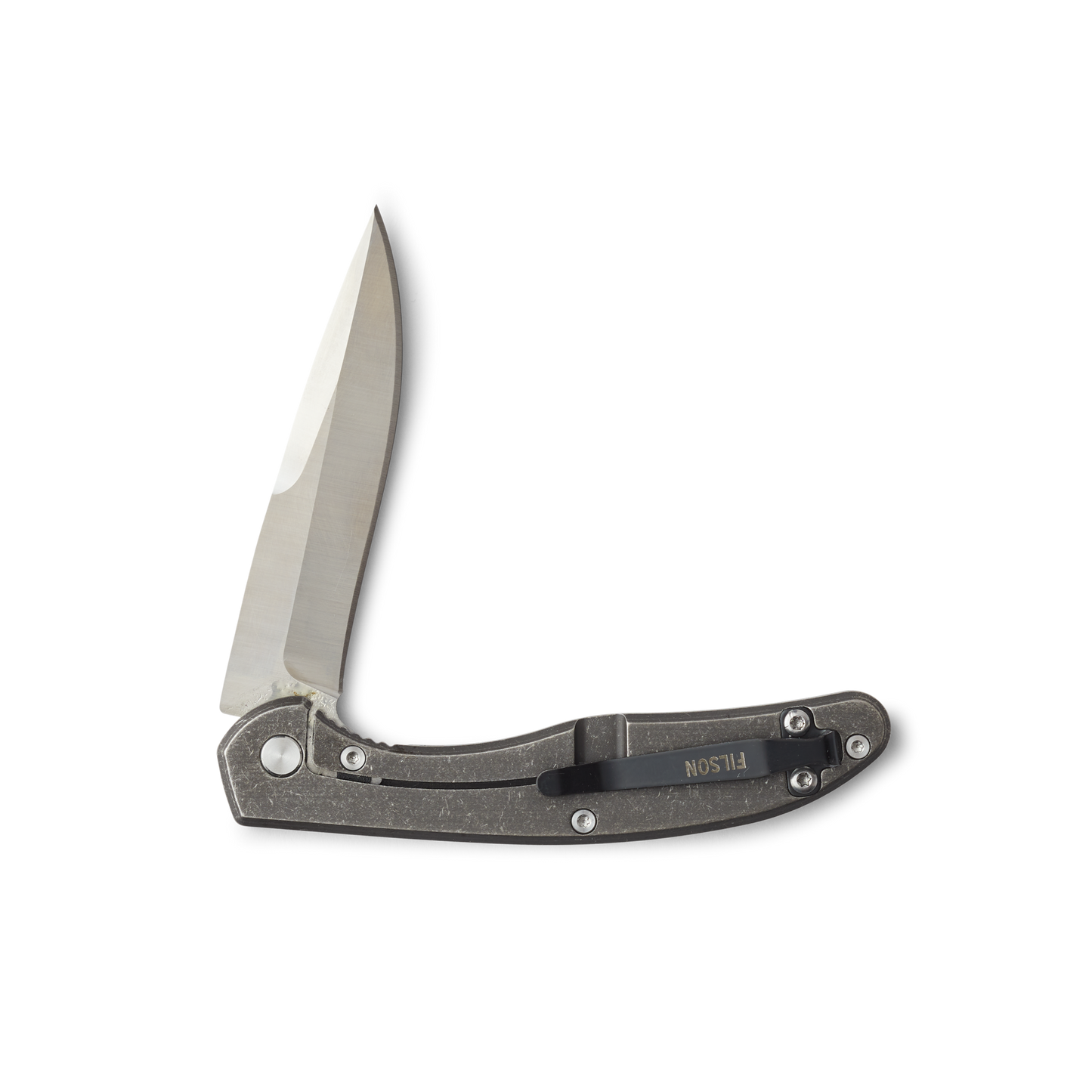 Alternate view of the Filson Titanium Frame-lock Knife - Silver