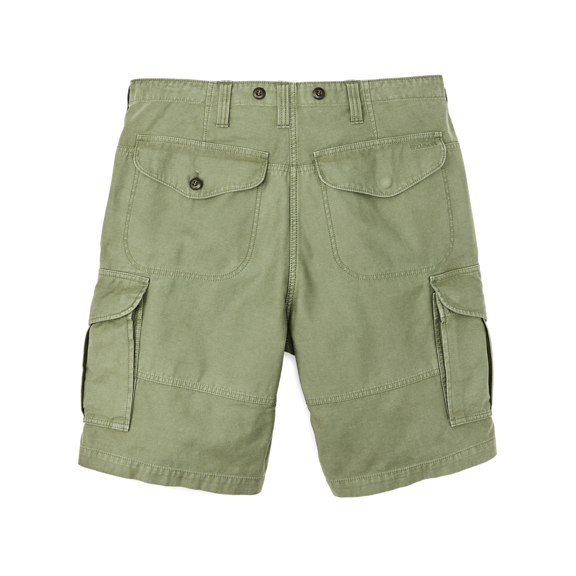 Alternate view of the Filson Field Cargo Shorts - Washed Fatigue Green